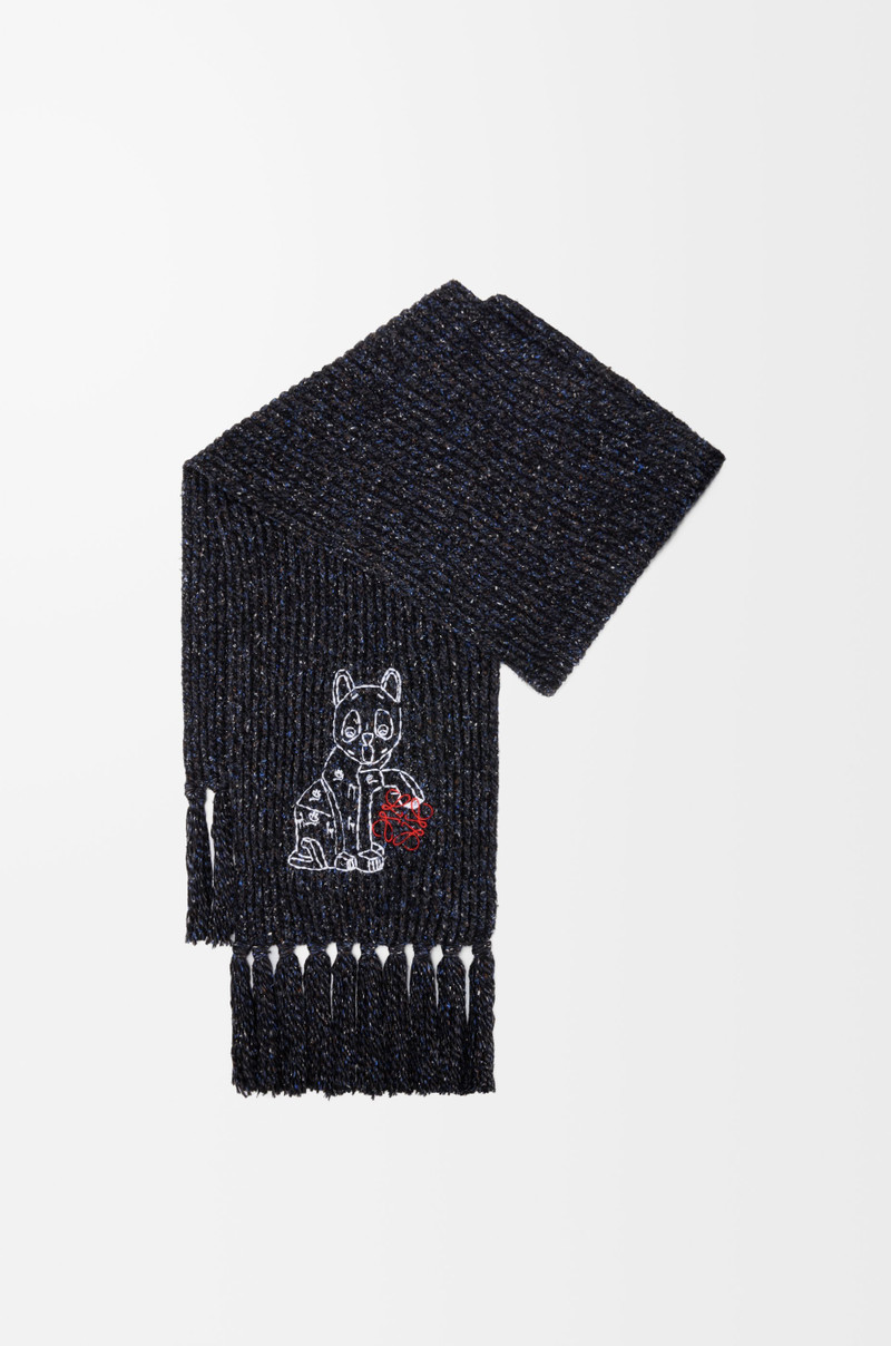 Scarf in wool, silk and alpaca blend 1