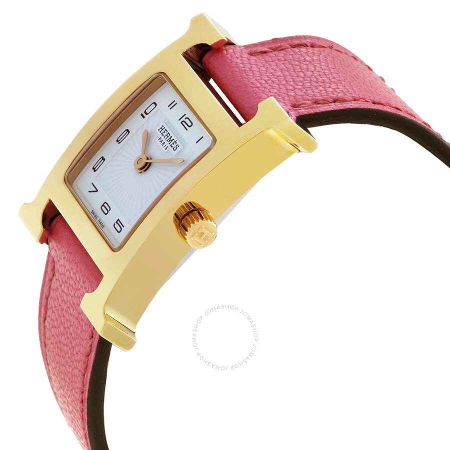 Hermes Heure H Quartz White Dial Ladies Watch 041931WW00 - 2