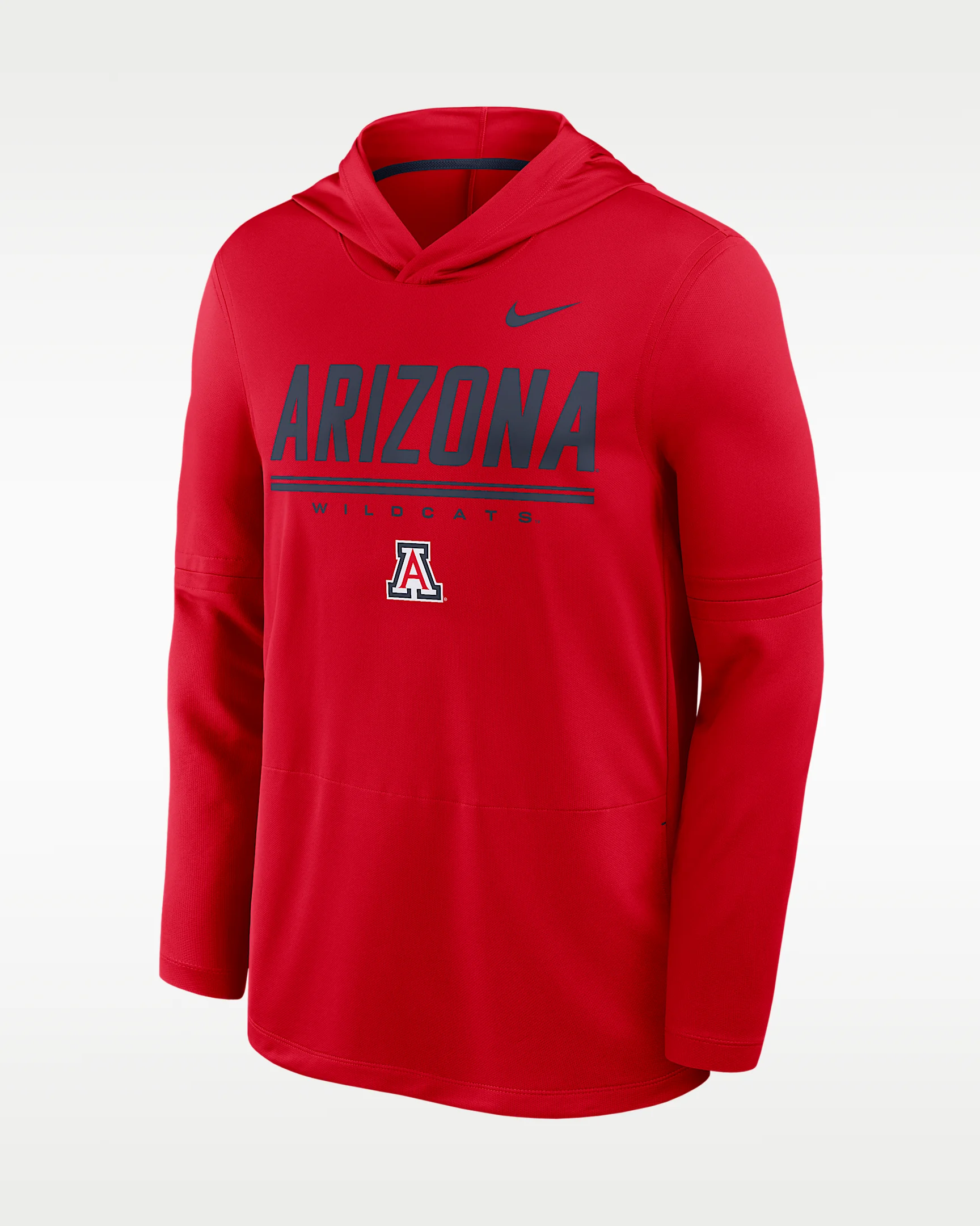 Arizona Sideline Men's Nike Dri-FIT College Long-Sleeve Hooded Top - 1