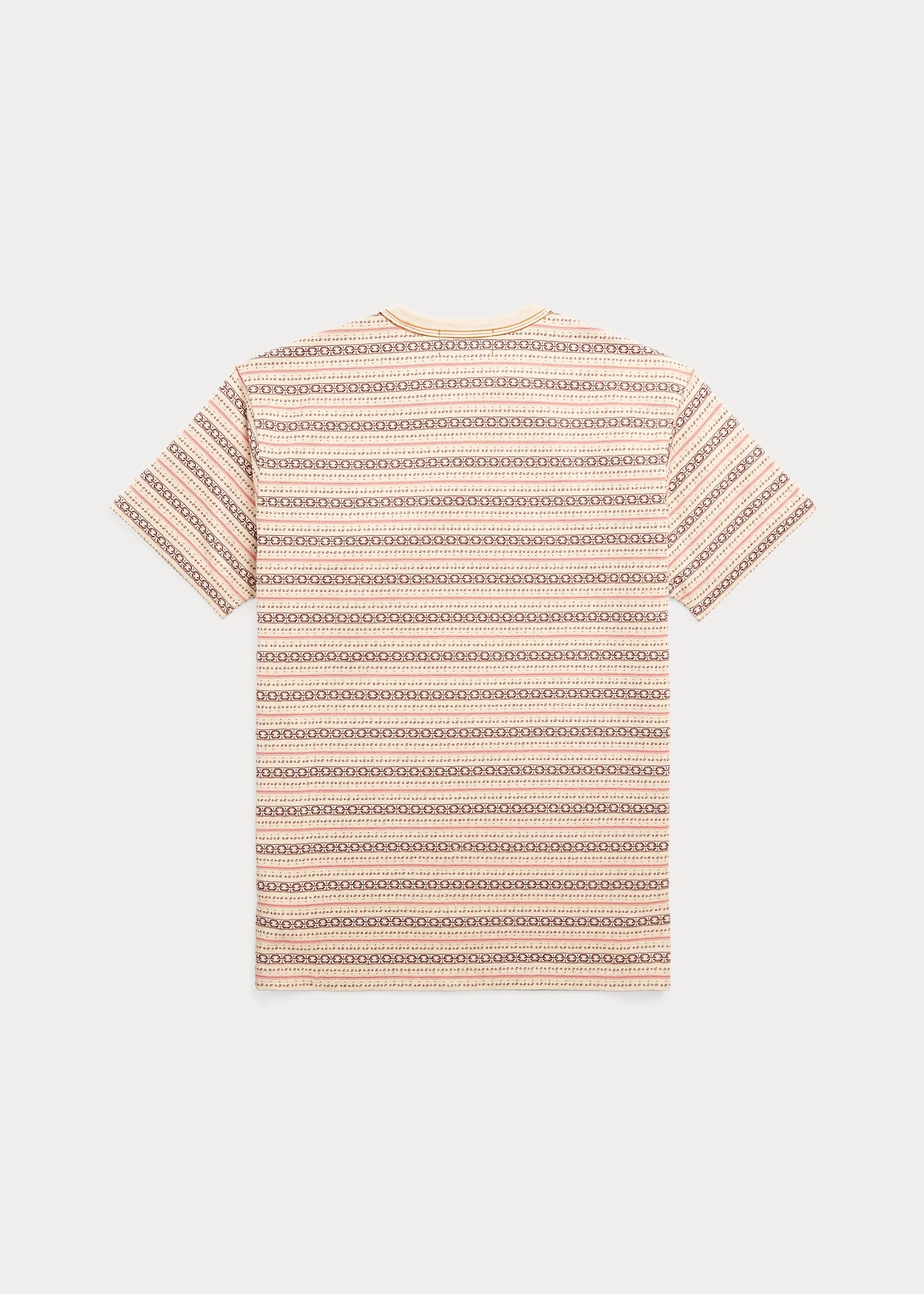 Striped Jacquard Pocket T-Shirt - 2