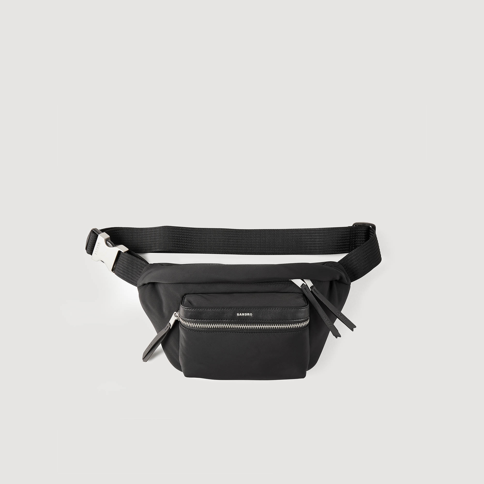 Canvas and leather belt bag - 1