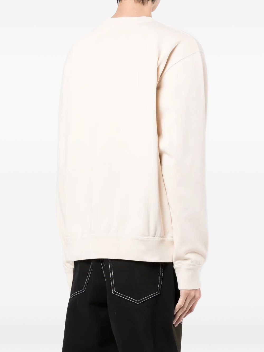 tiger-stripe embroidered sweatshirt - 4