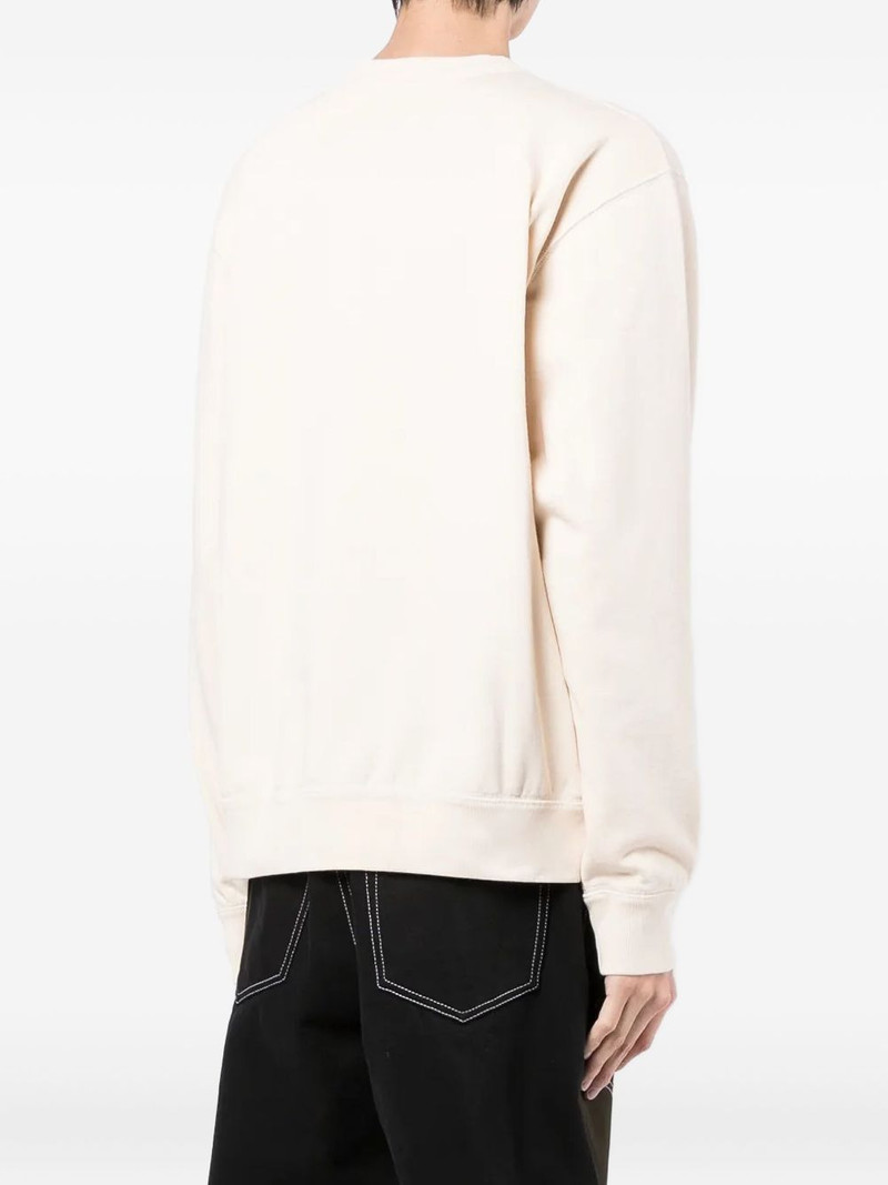 tiger-stripe embroidered sweatshirt 4