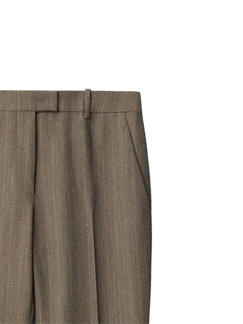 Burberry striped straight trousers outlook