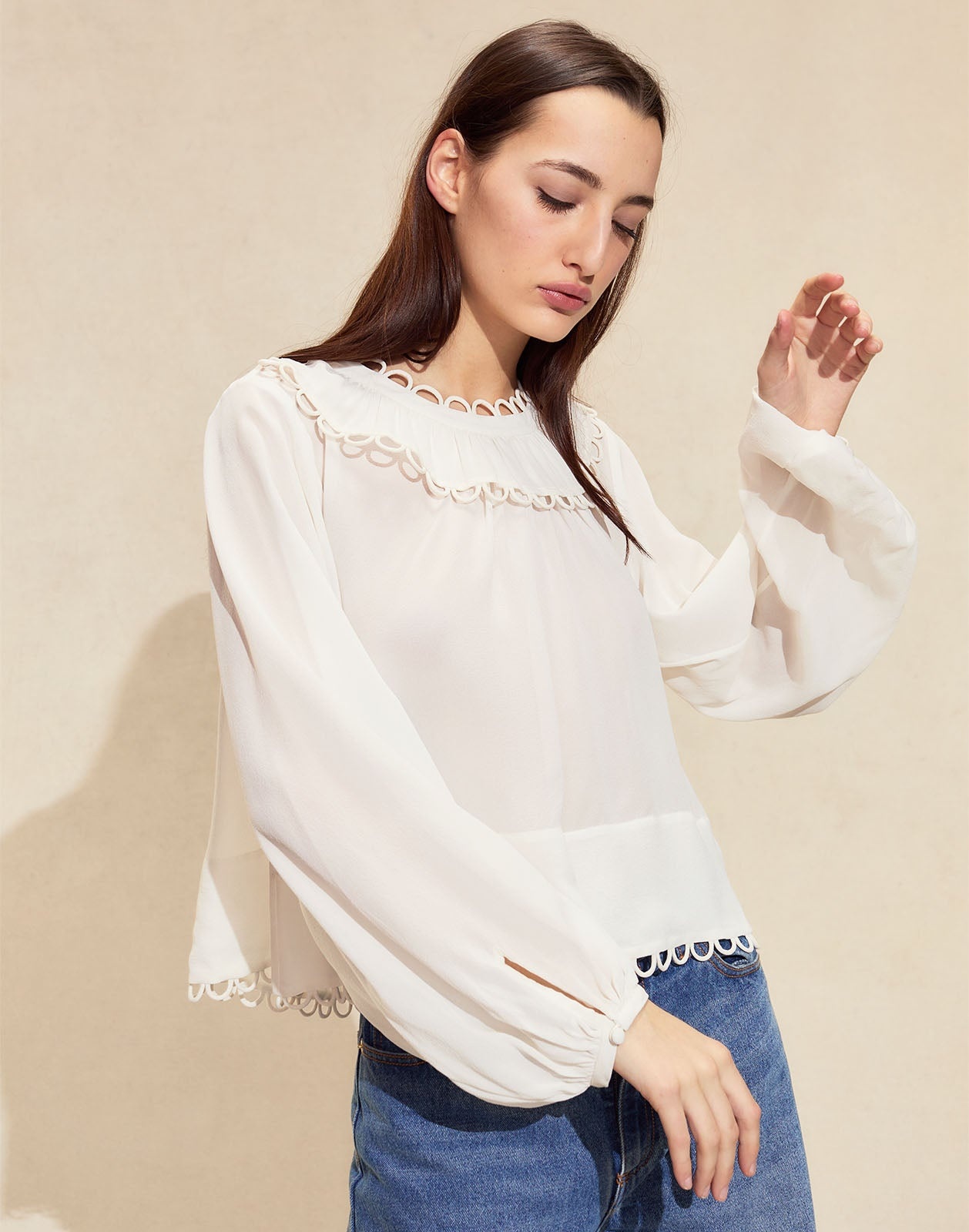 Annabelle Long Sleeve Blouse - 4