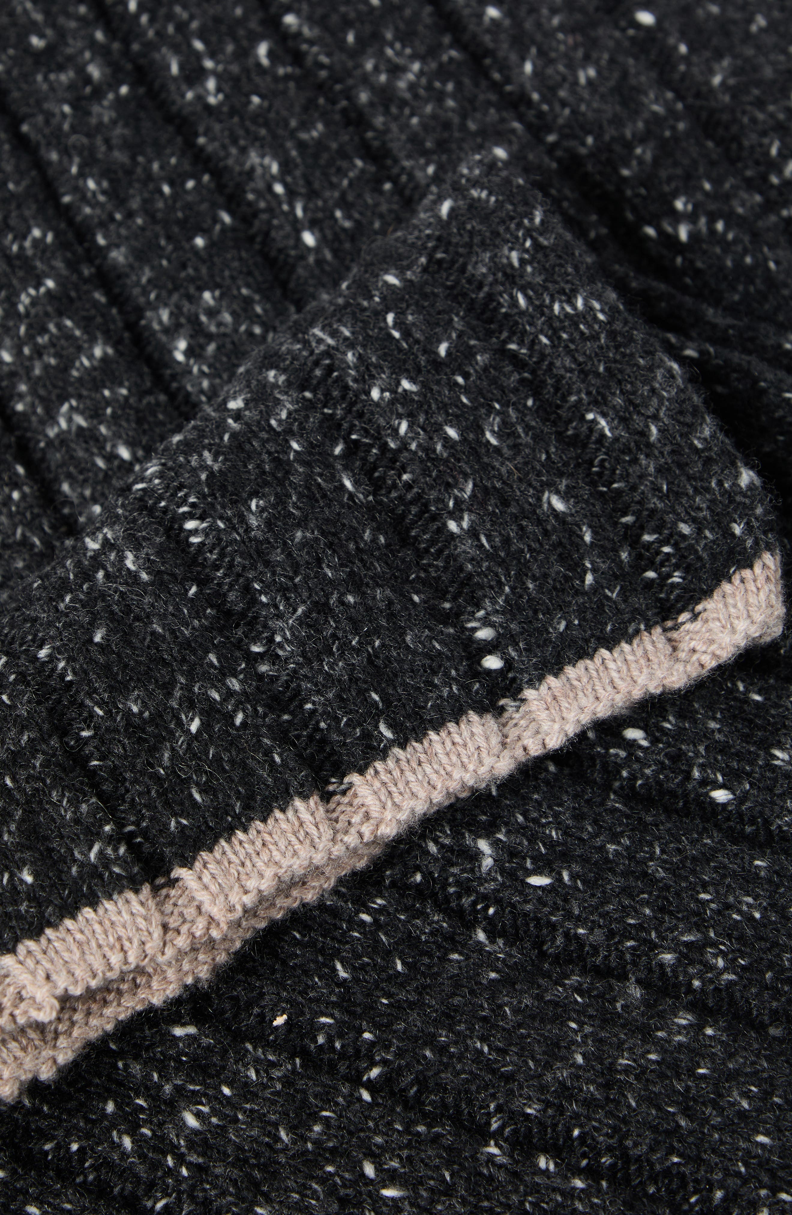 Brunello Cucinelli Cashmere knit scarf in Anthracite at Nordstrom - 4