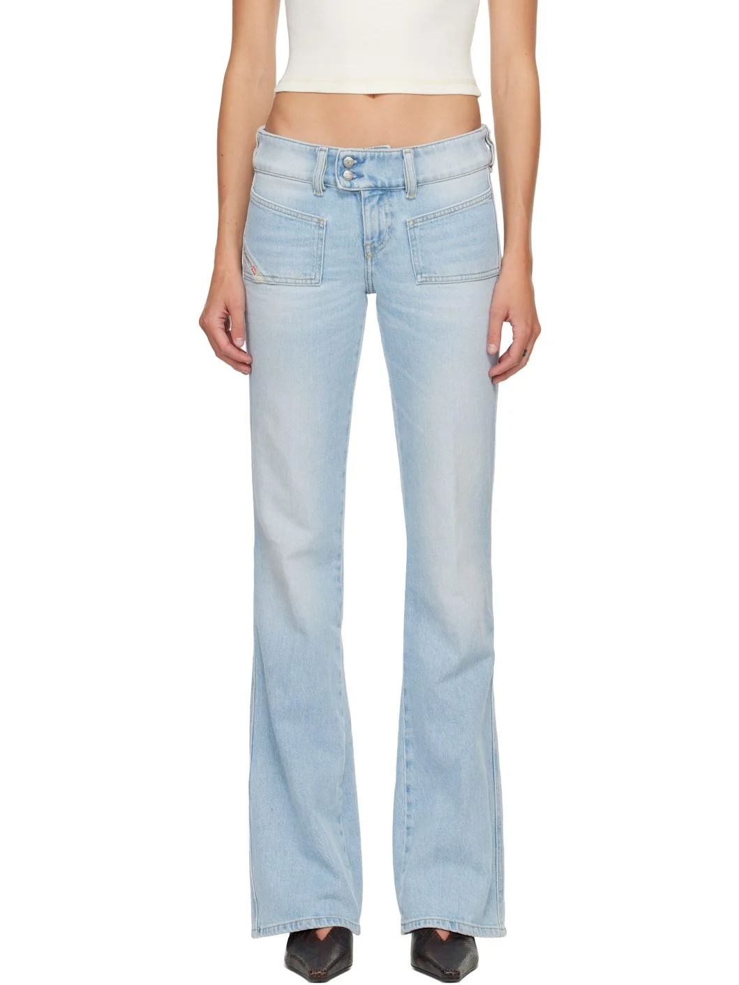 Blue D-Hush Bootcut Jeans - 1