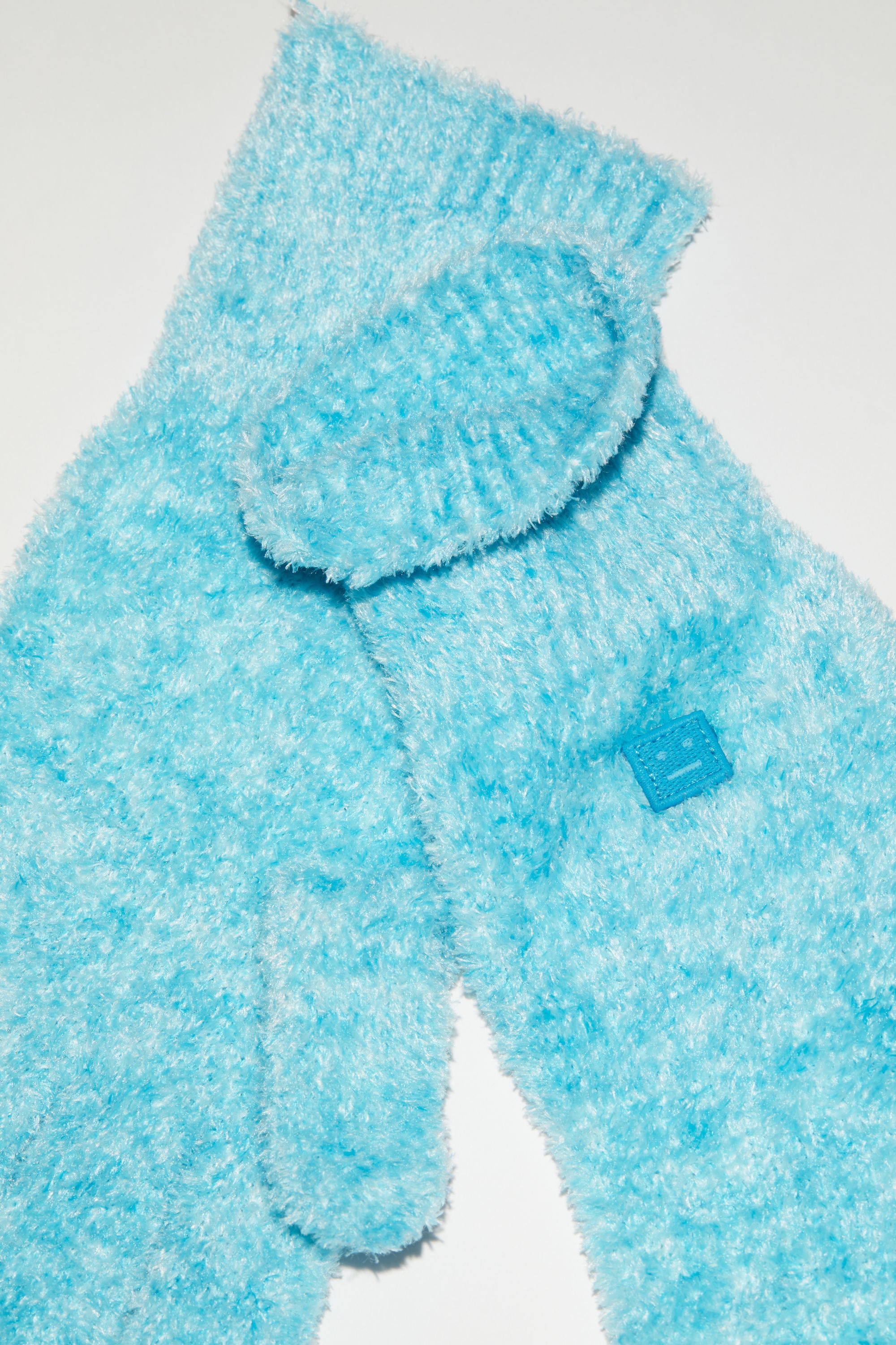 Textured gloves - Teal blue - 4