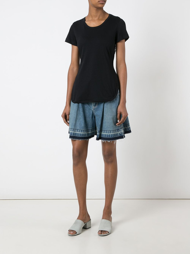 N°21 curved hem T-shirt outlook