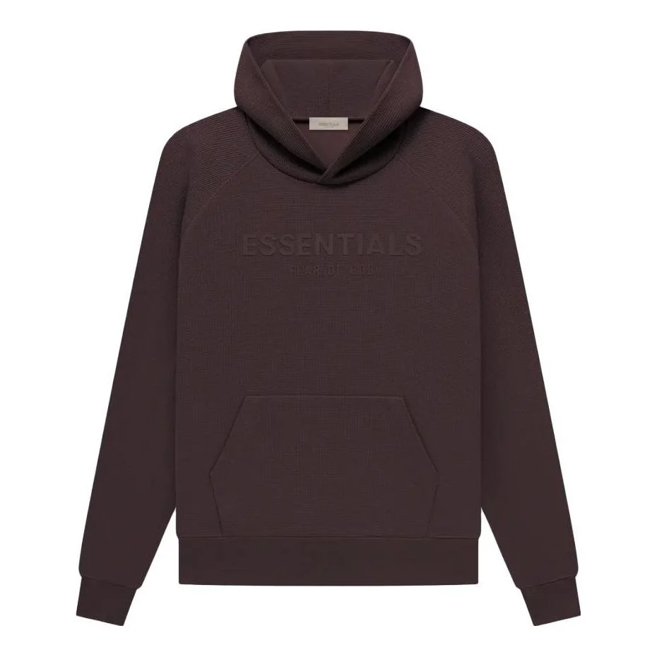 Fear of God Essentials SS23 Waffle Raglan Hoodie 'Plum Purple' FOG-SS23-036 - 1