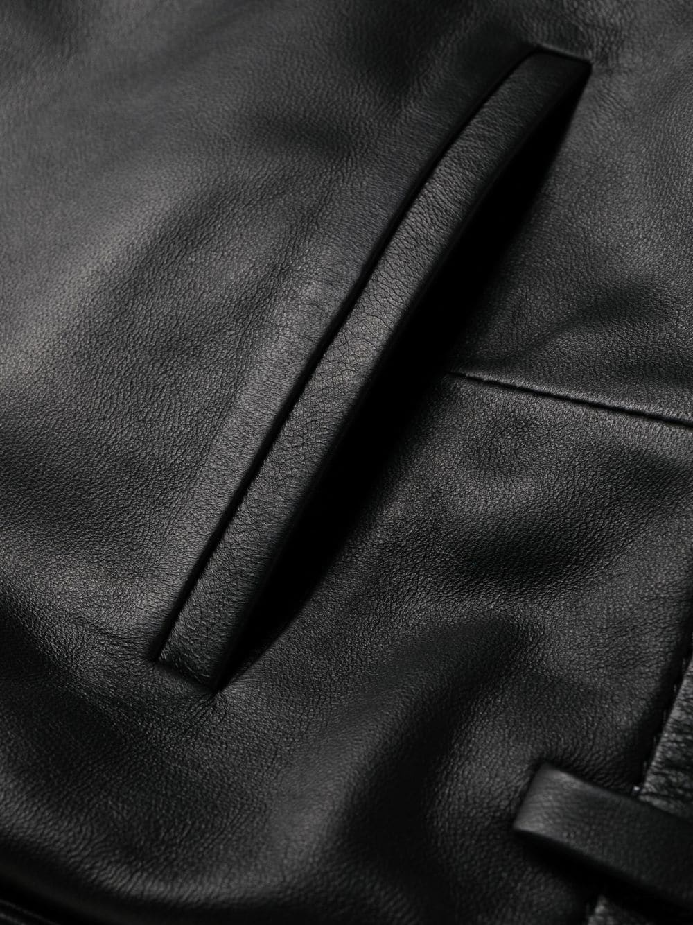 leather skinny trousers - 7
