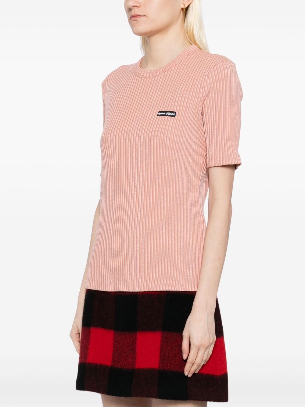 handwriting label T-shirt - 3