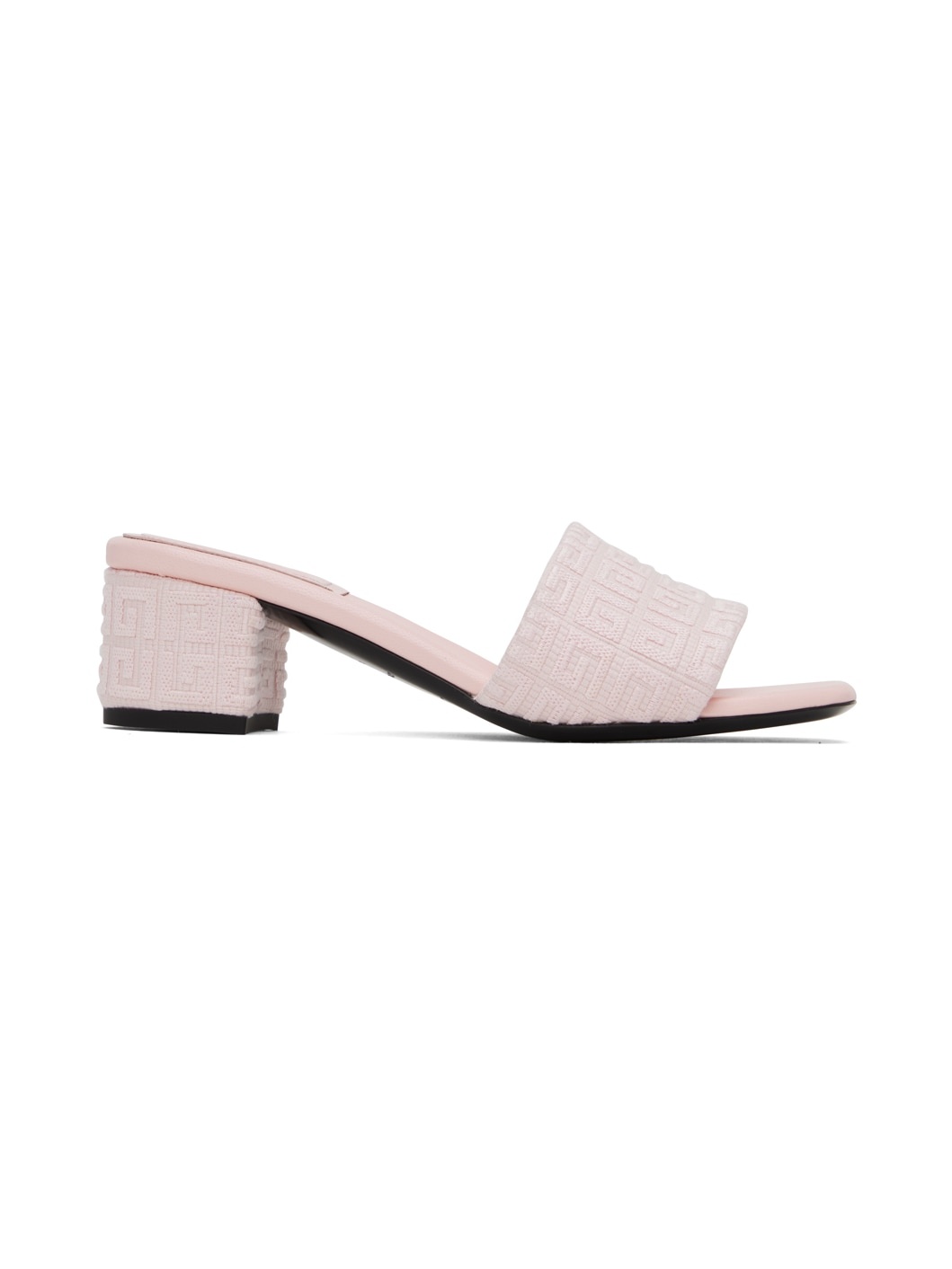 Pink 4G Mule Sandals - 1