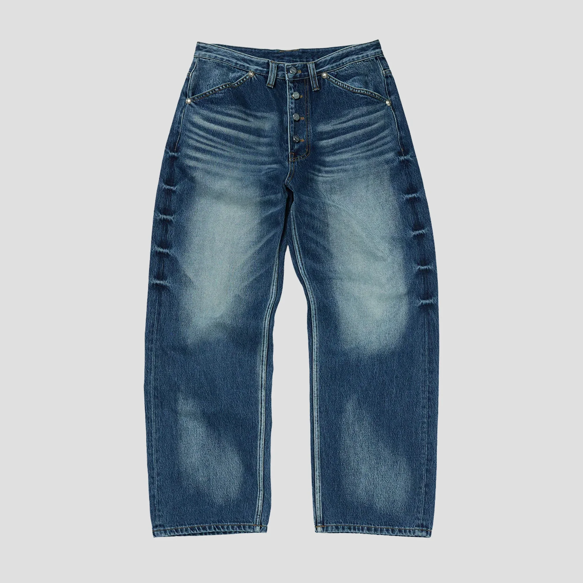 TC LEATHER BACK POCKET JEANS - 1