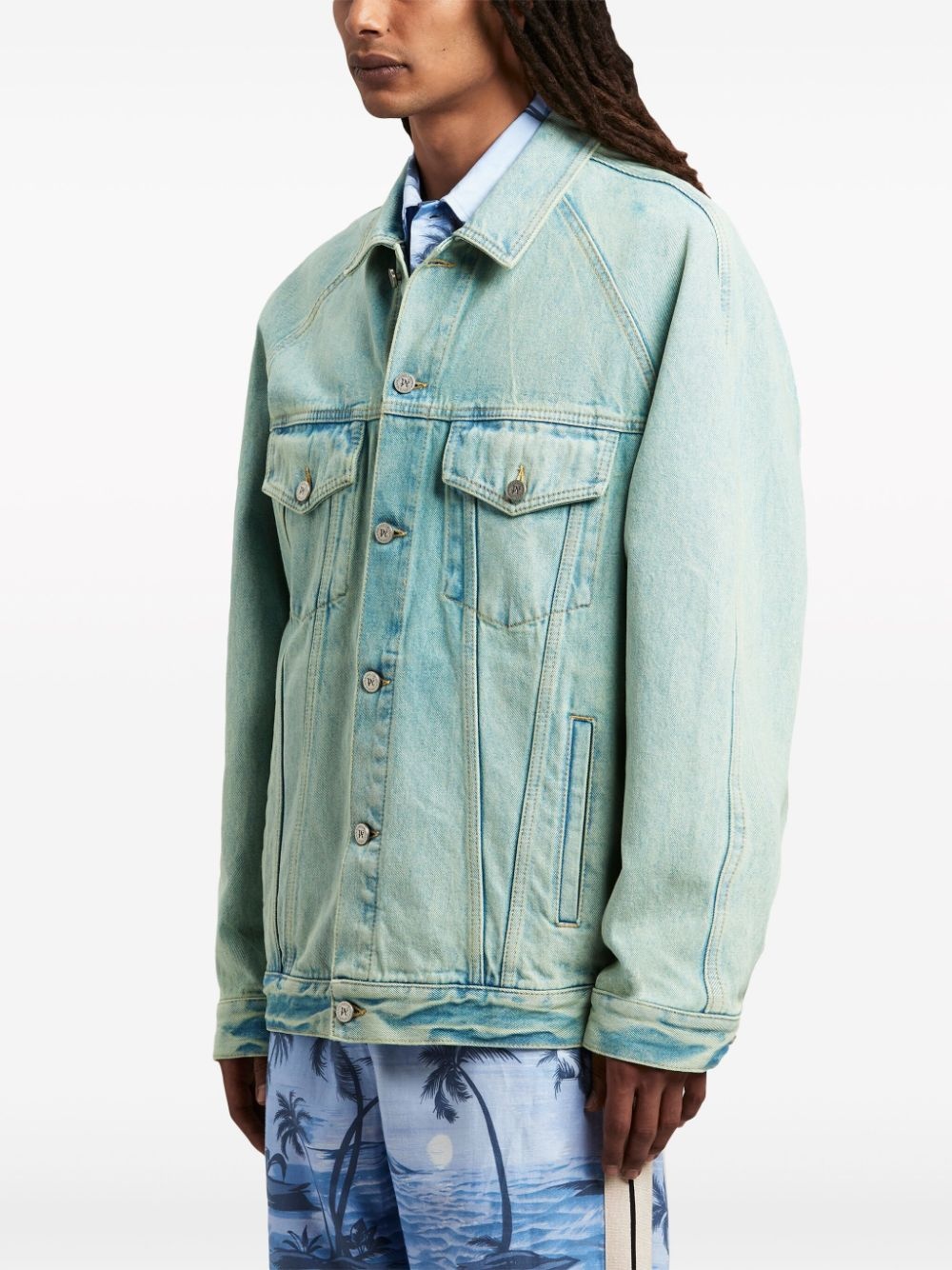 overdyed denim jacket - 4