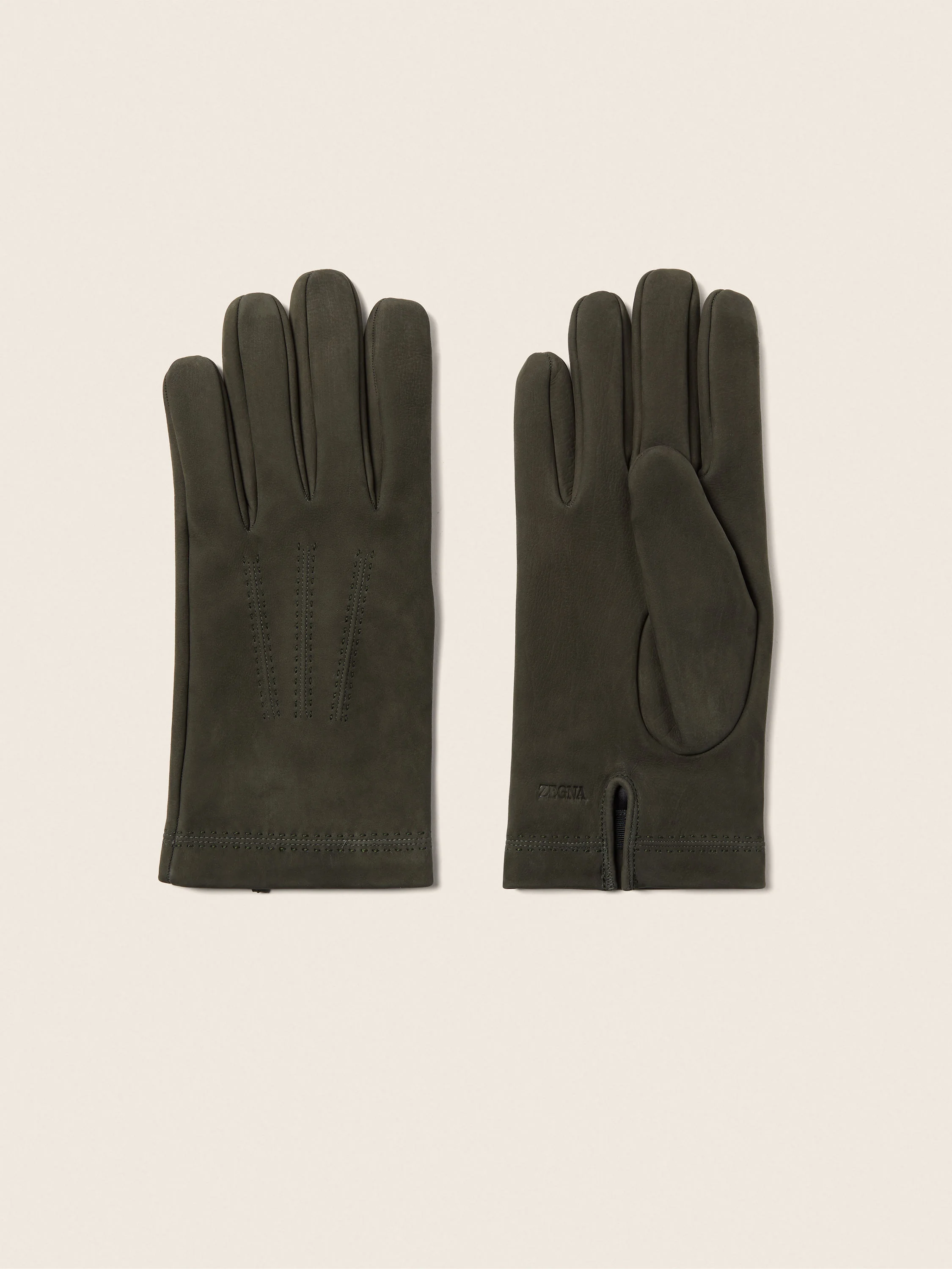 DARK OLIVE GREEN SECONDSKIN GLOVES - 1