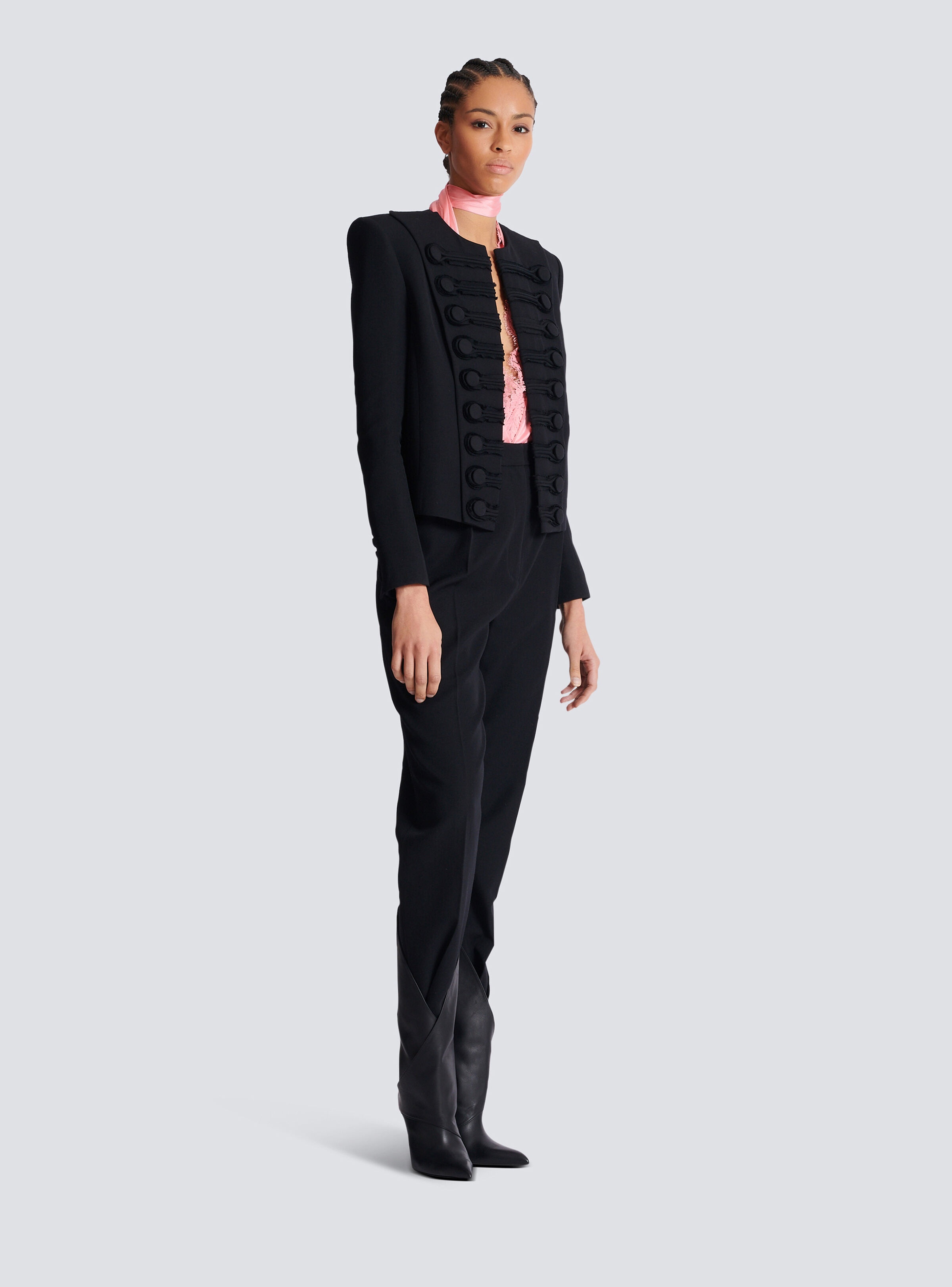 Grain de poudre edge-to-edge spencer jacket - 3