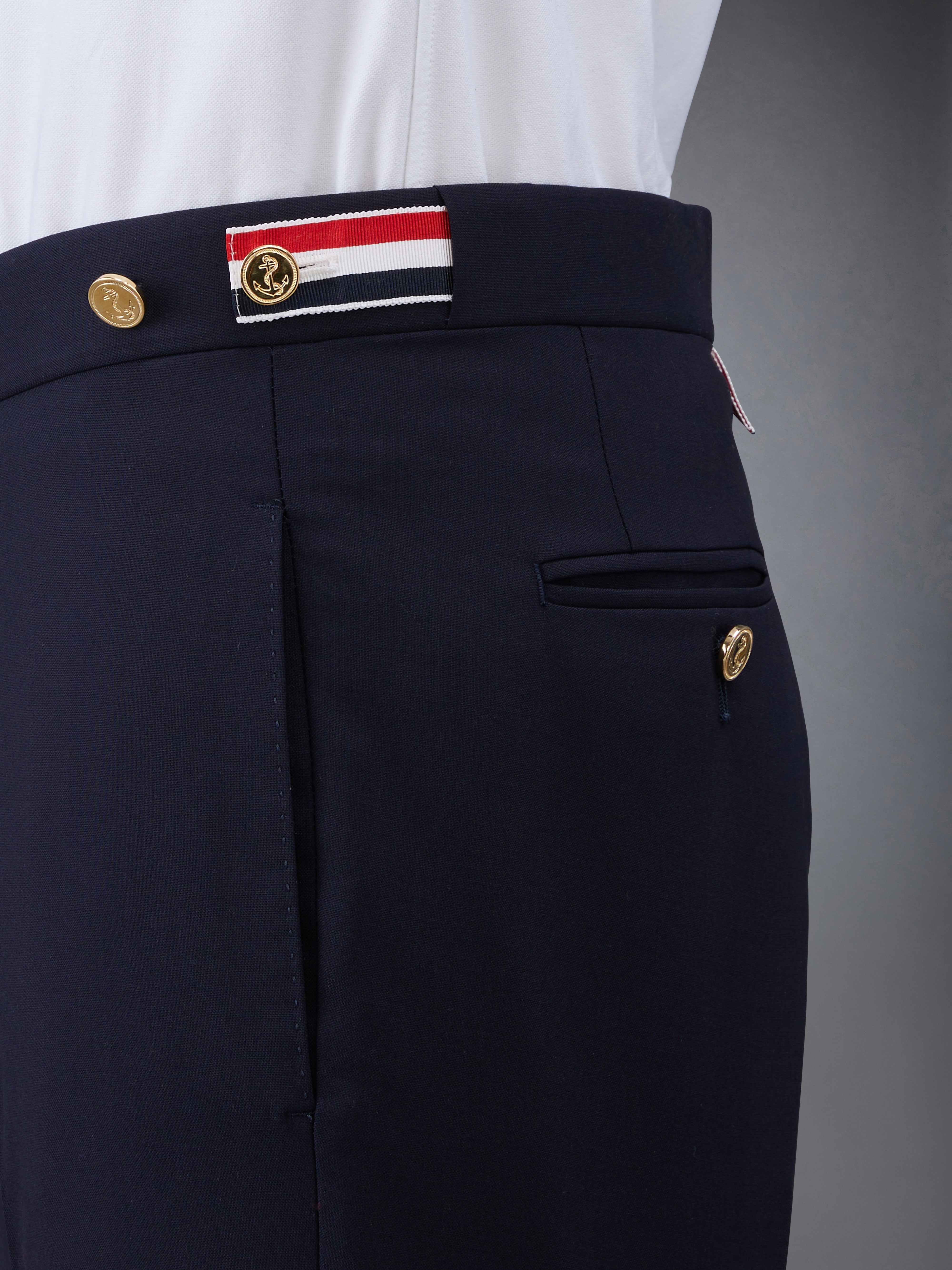 PLAIN WEAVE 4-BAR LOW RISE SHORTS - 5