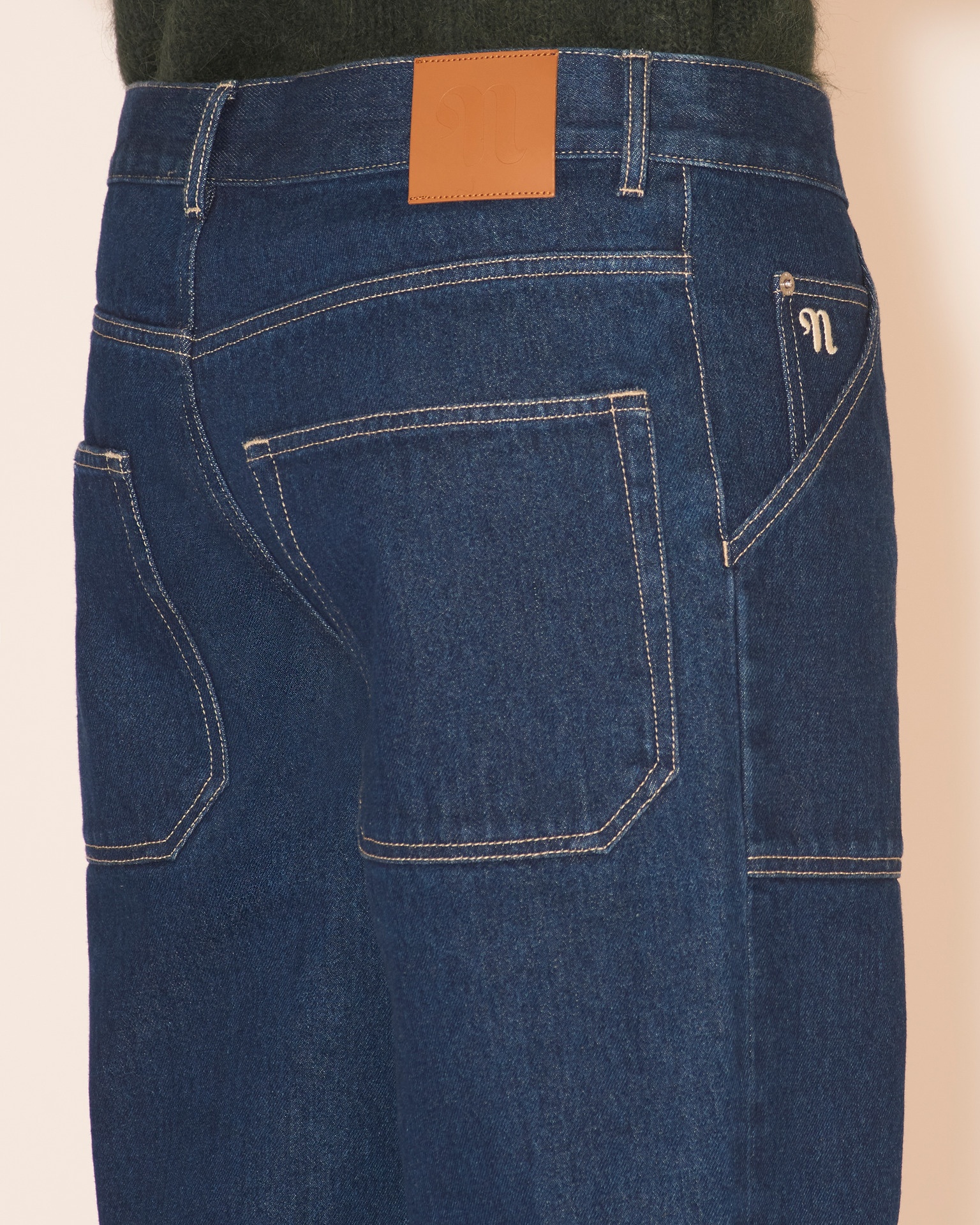 JASPER - Workwear jeans - Eco indigo - 2