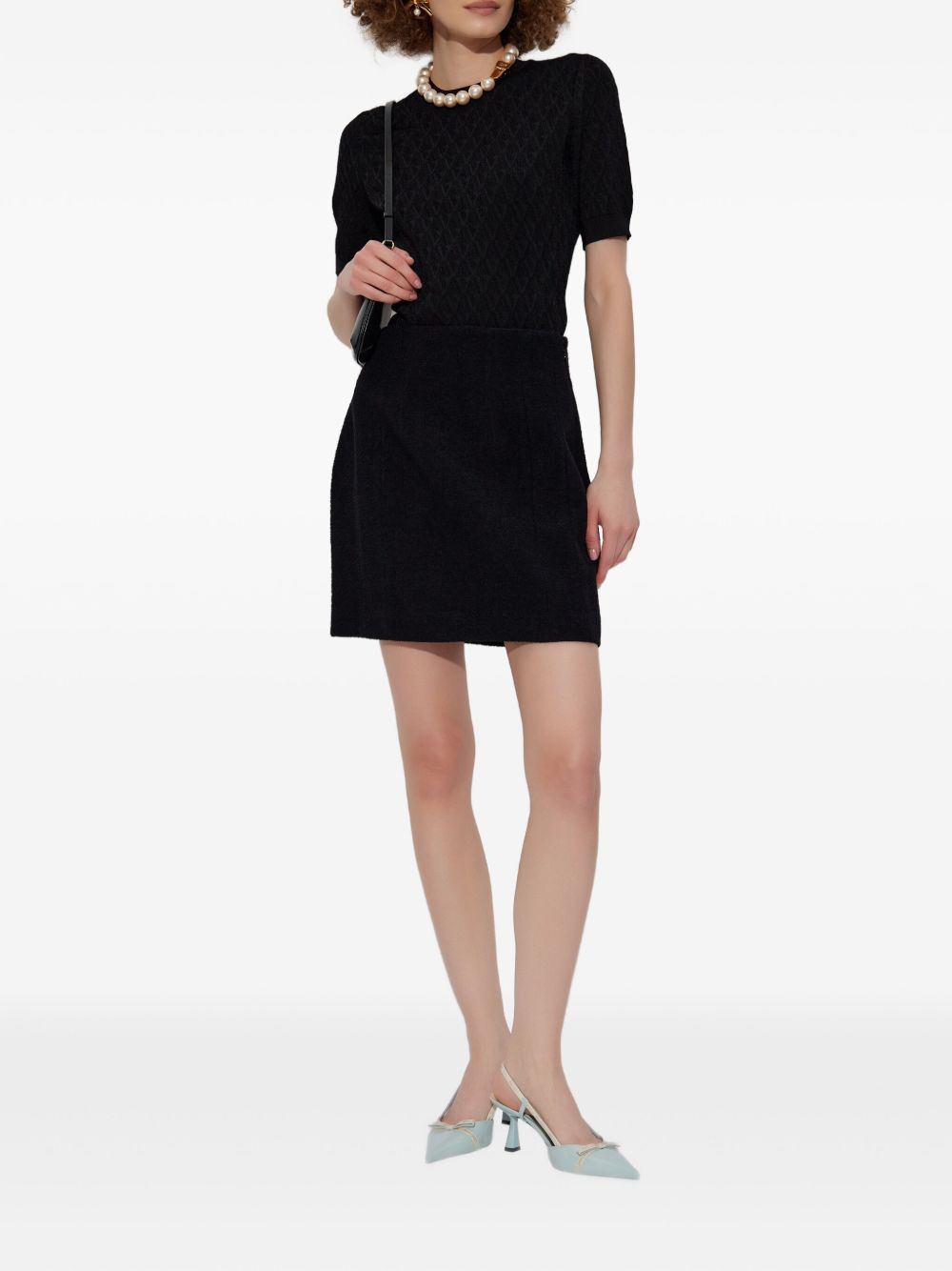 A-line mini skirt - 2