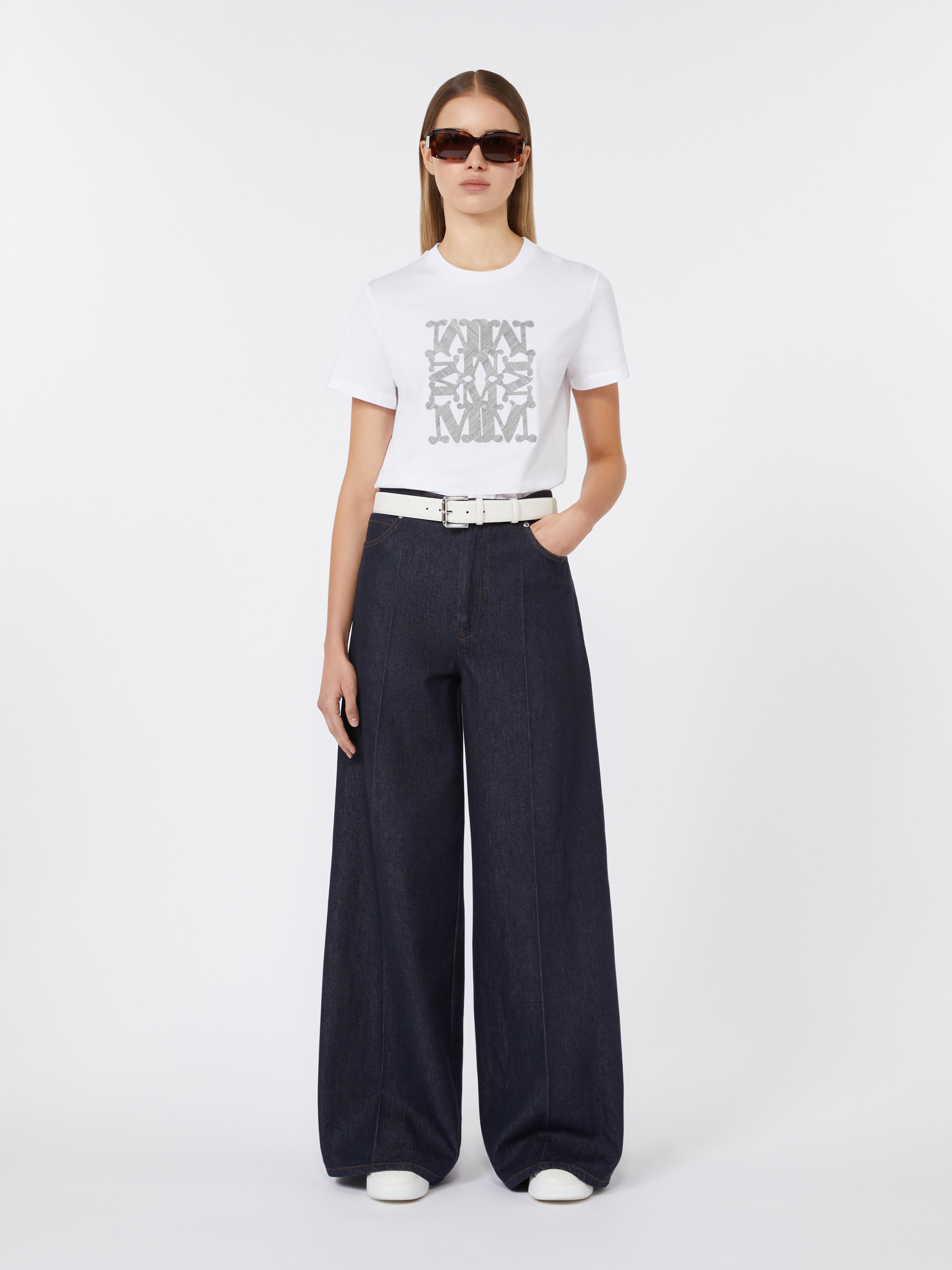 BRAVO Embroidered cotton T-shirt - 2