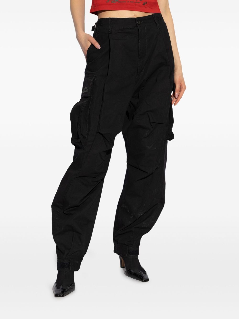 cotton cargo pants - 3