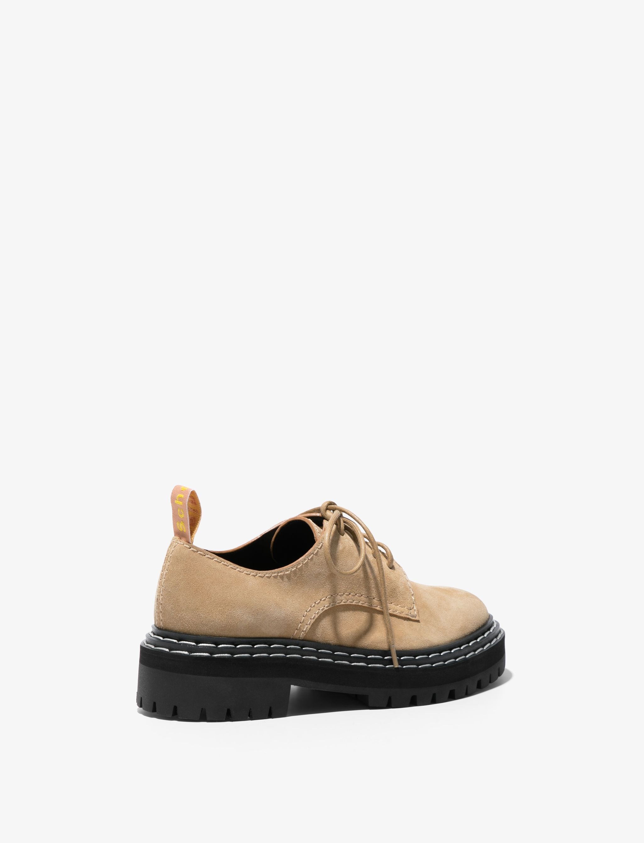 Suede Lug Sole Oxfords - 3