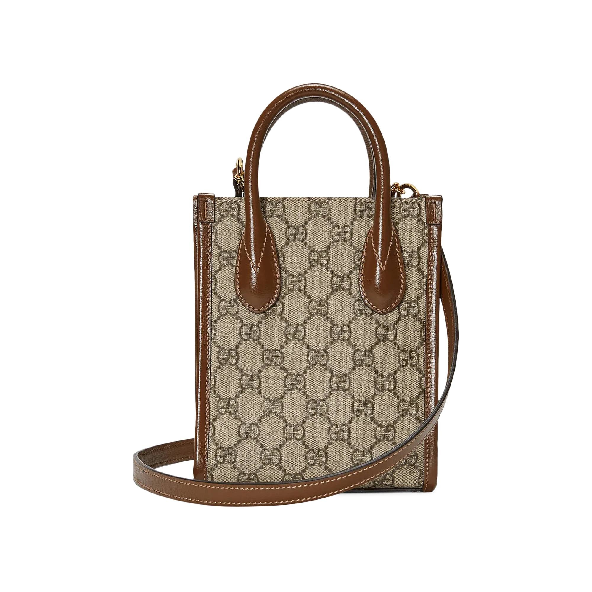 Gucci Mini Tote Bag With Interlocking G 'GG Supreme' - 2