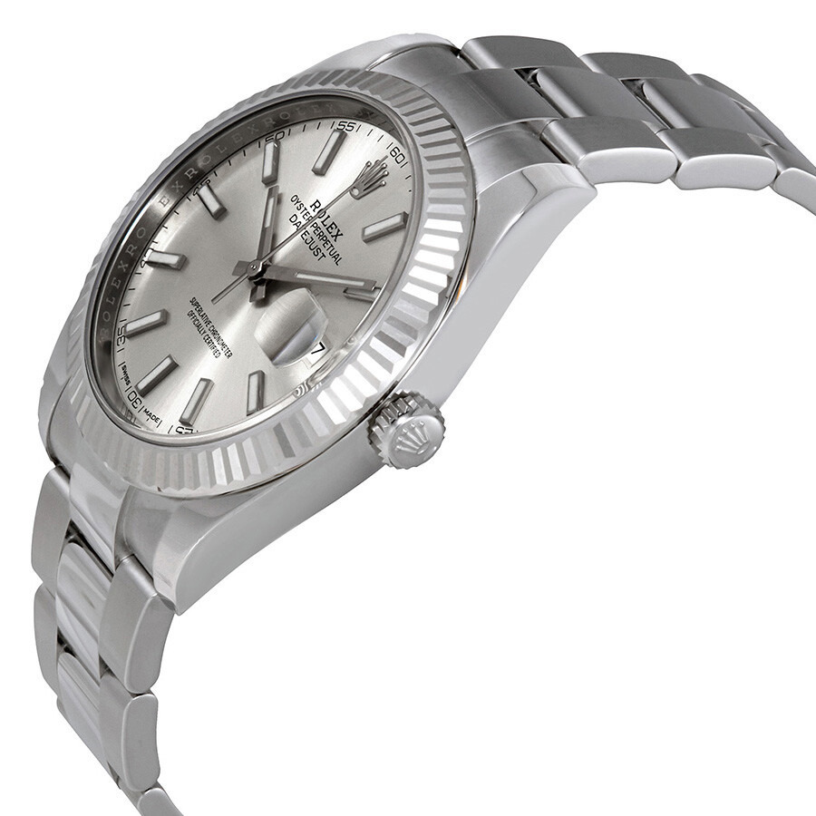 Pre-owned Rolex Datejust Silver Dial Men's Watch 126334SSO - 2
