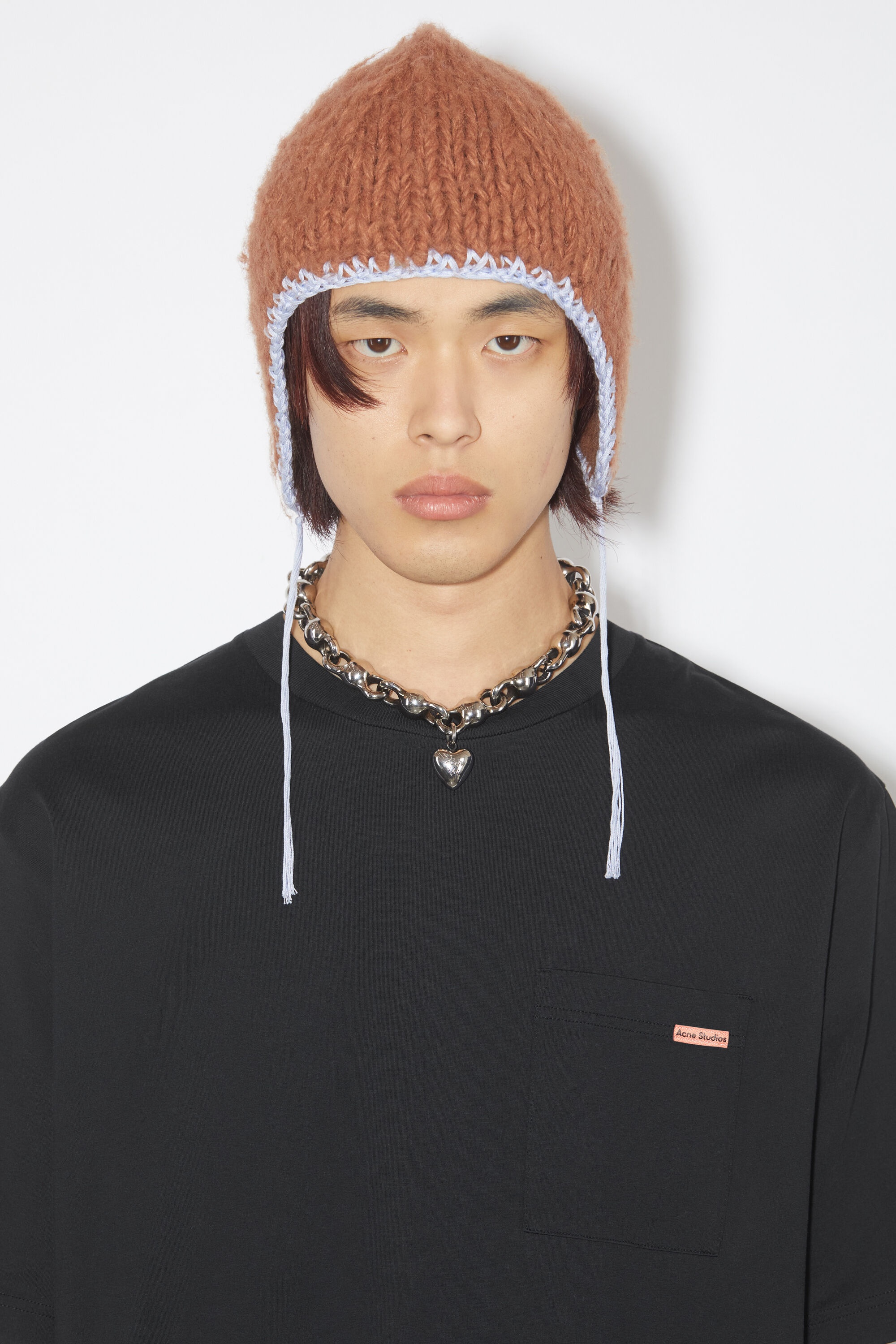Crew neck t-shirt - Relaxed fit - Black - 4