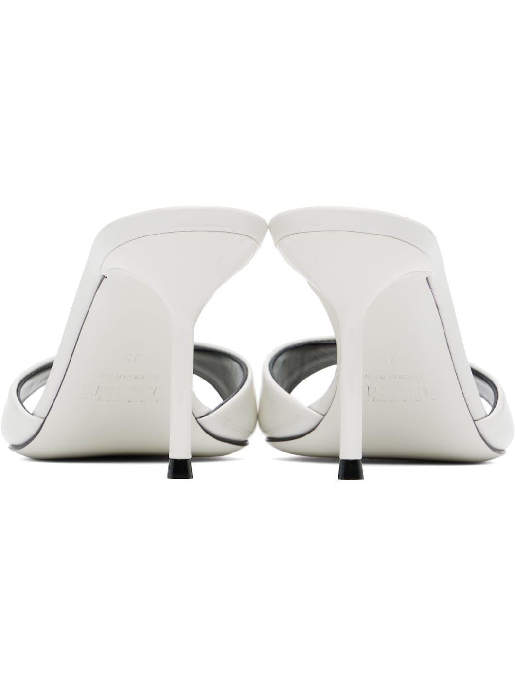White Lidia 70 Mules - 2
