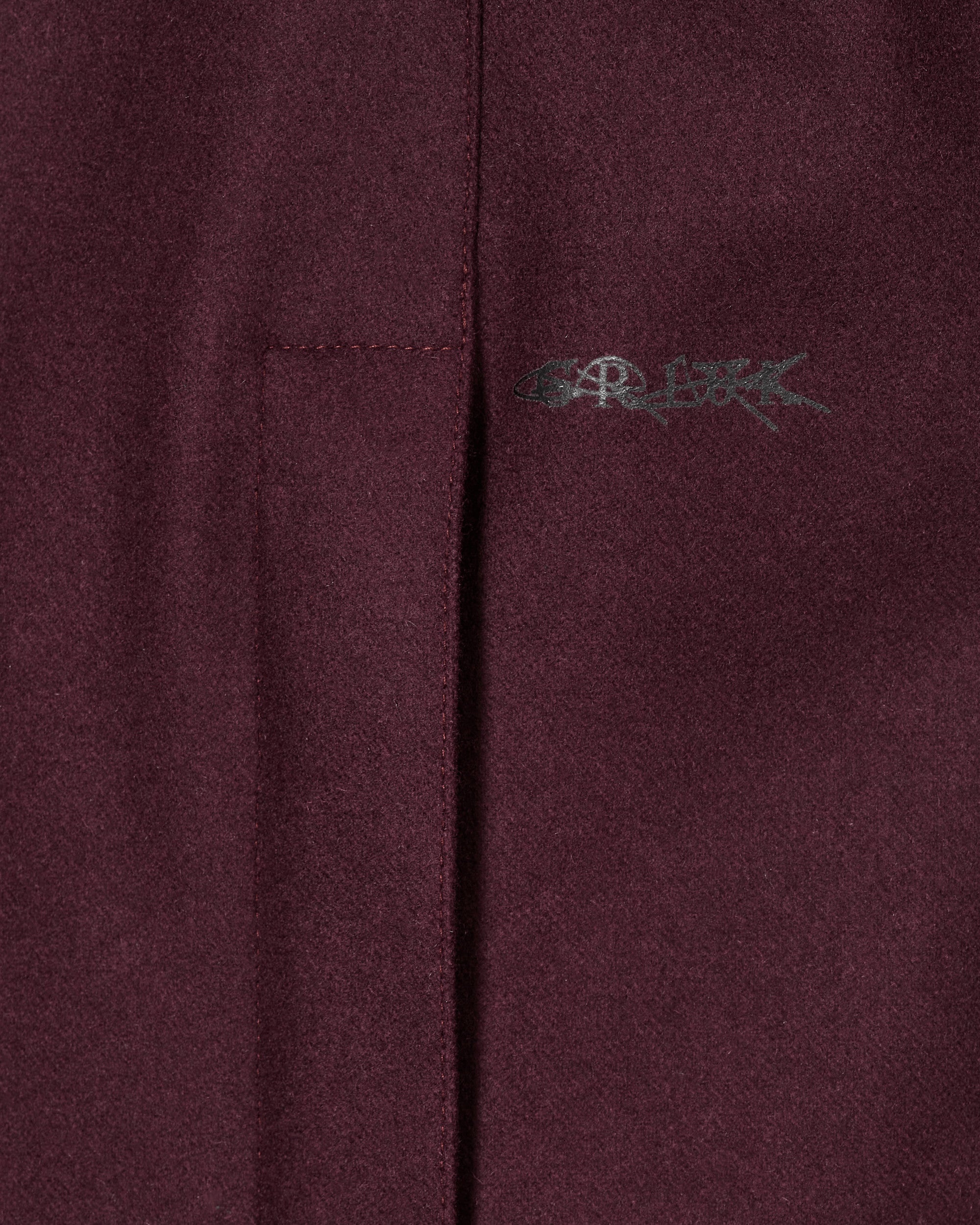 Wool Cloth Smock Jacket Red - 5