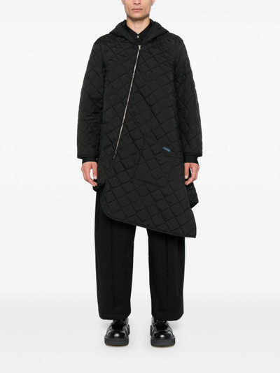 Comme des Garçons SHIRT asymmetric parka coat outlook