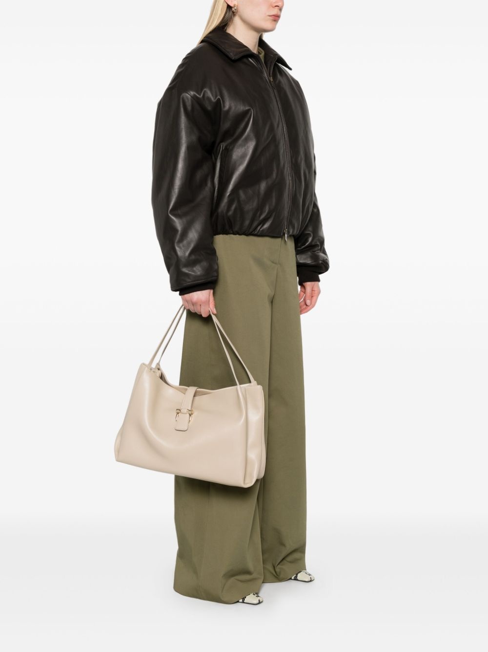 Gancini-clasp tote bag - 2