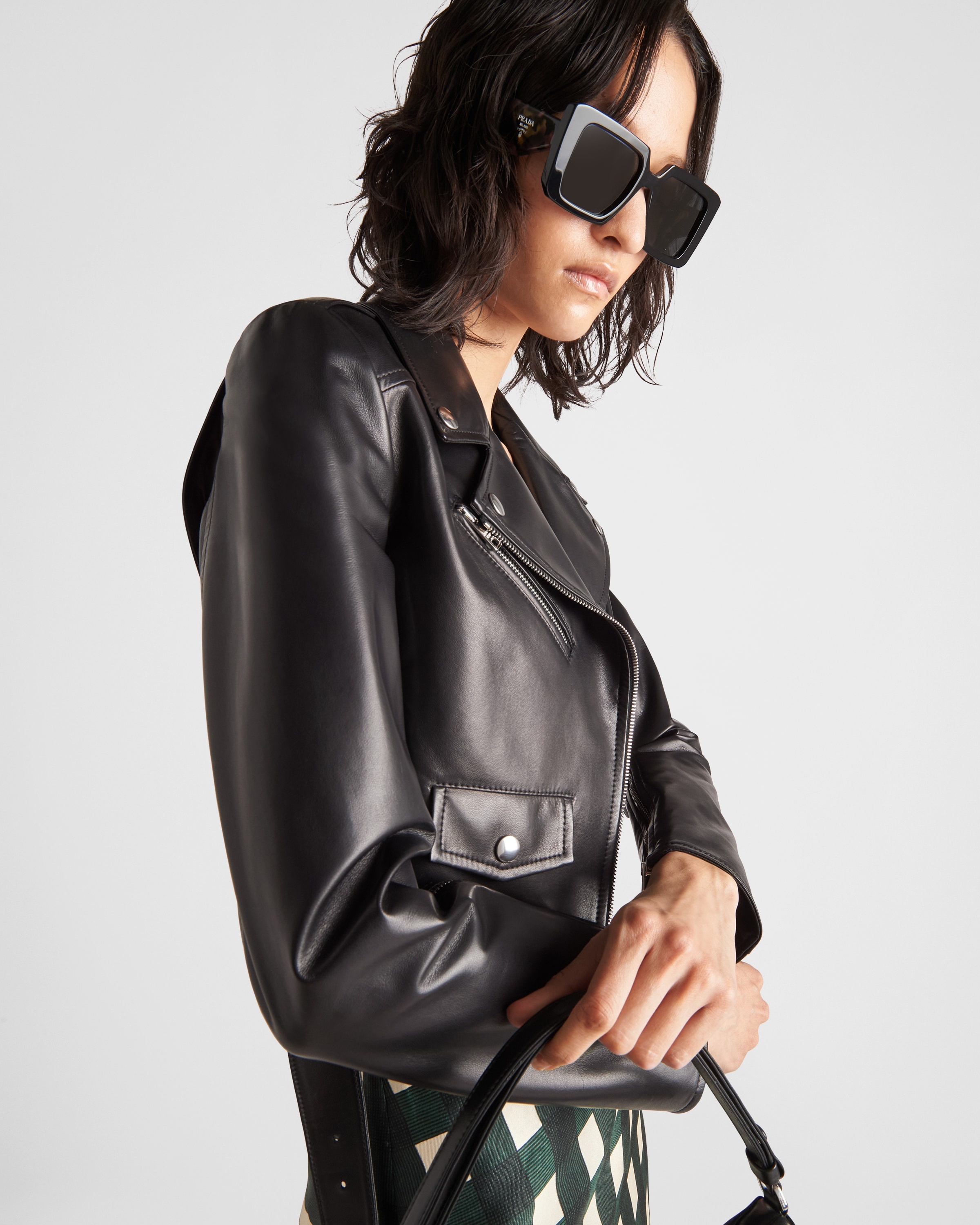 Nappa leather biker jacket - 3