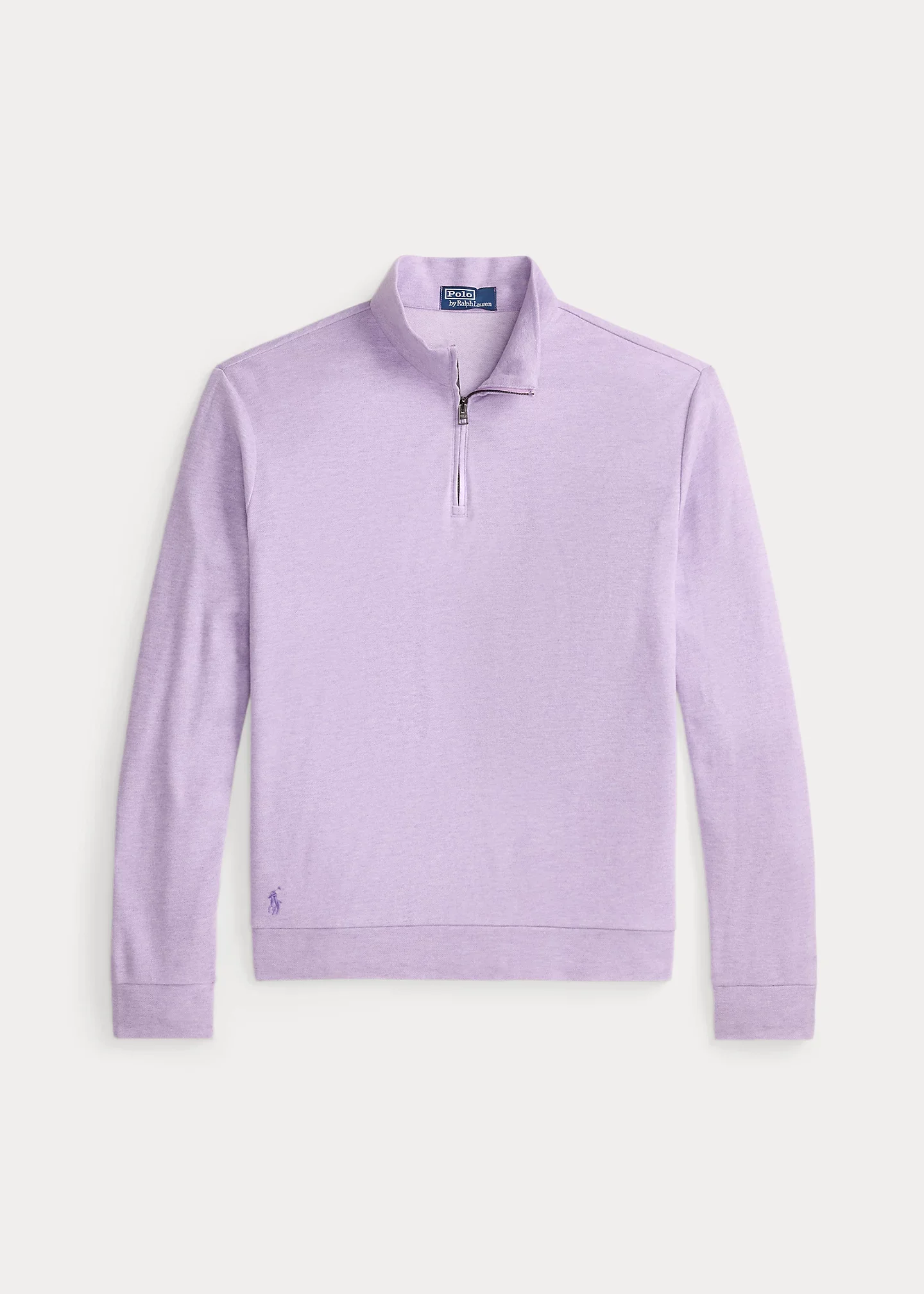 Textured Quarter-Zip Pullover - 1