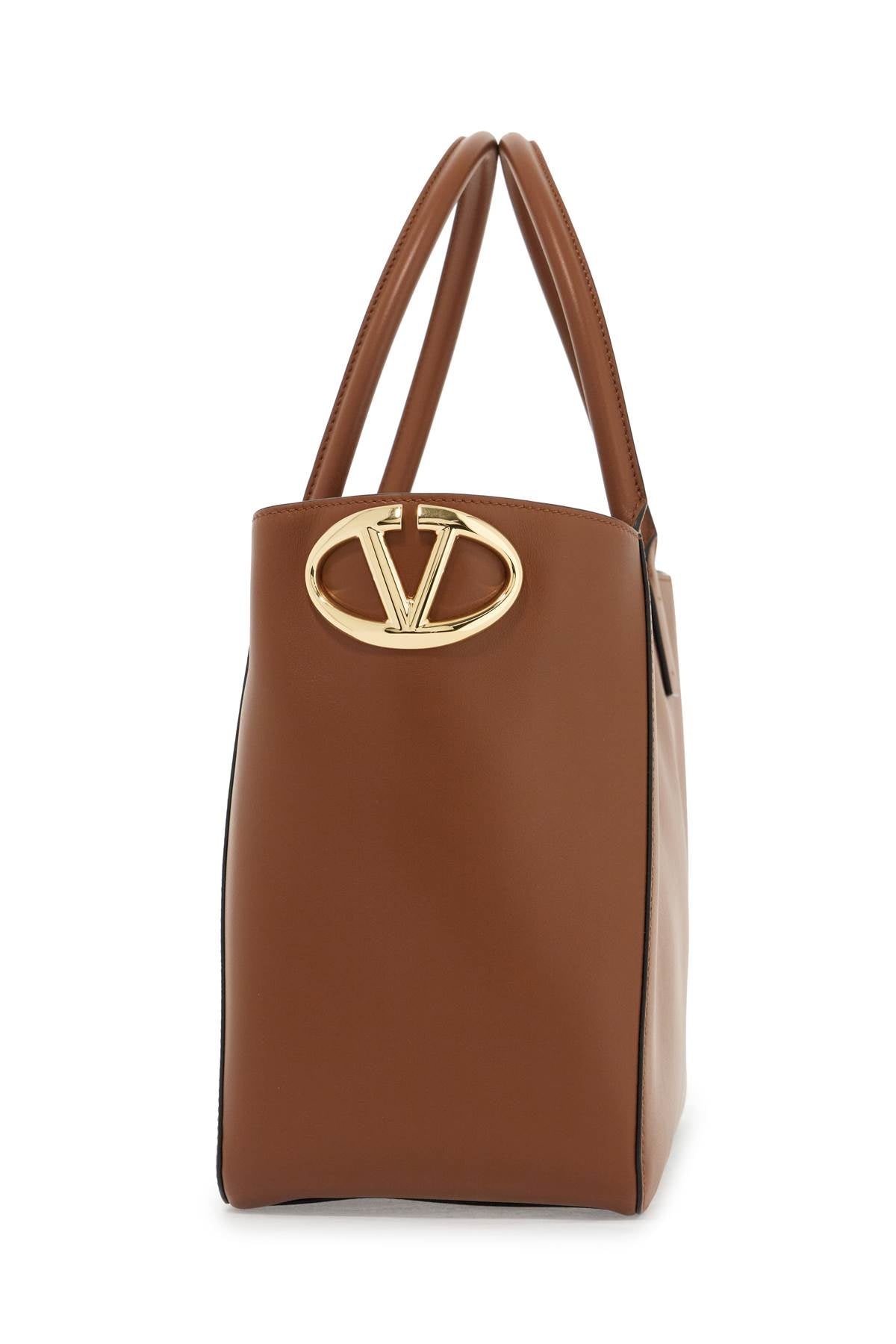 Valentino Garavani Nappa Calfskin Vlogo Side Tote Bag Women - 3