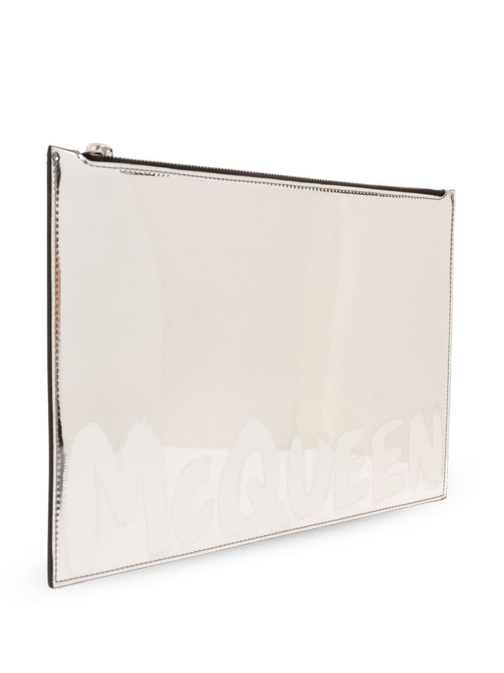 graffiti logo-print clutch - 4