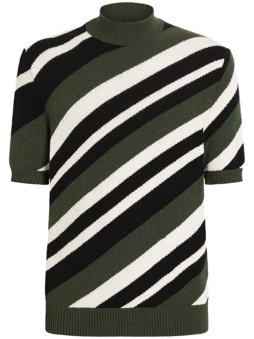 striped T-shirt - 1