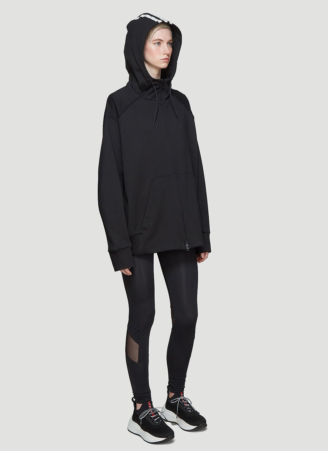 Mesh Panel Leggings - 2