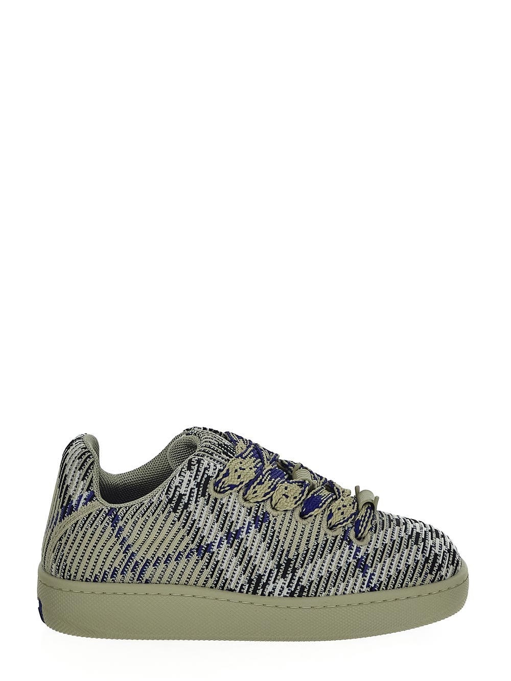 Burberry Check Knit Box Sneakers | oluxury | REVERSIBLE