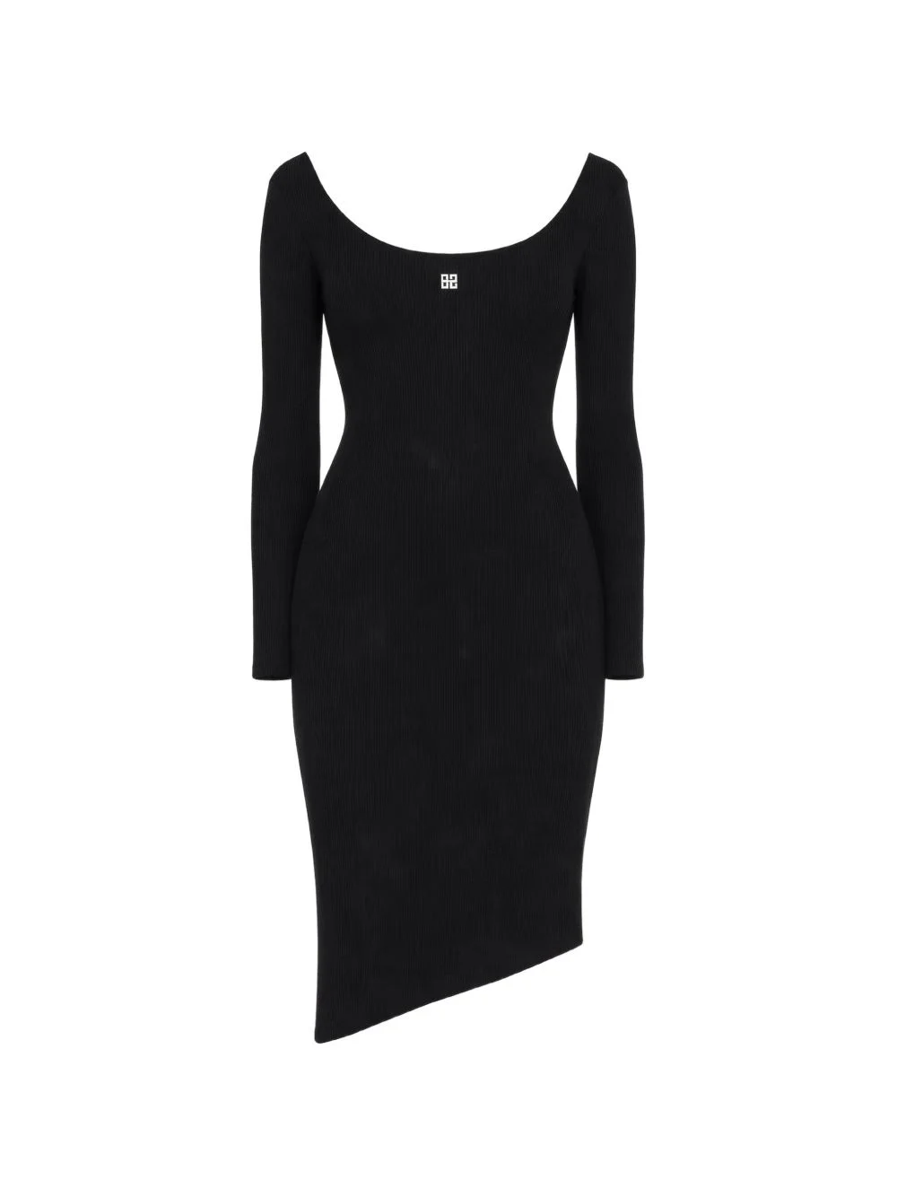 4G asymmetric midi dress - 1