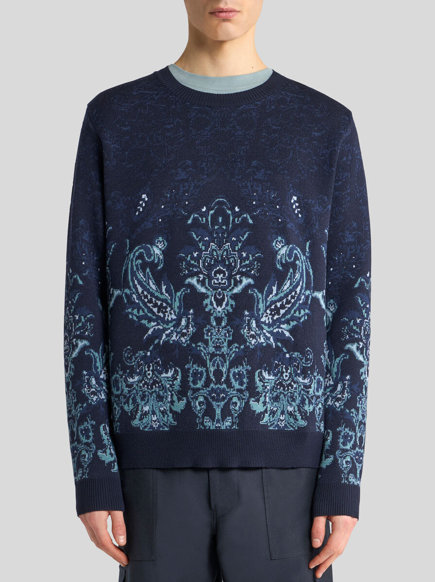 WOOL JACQUARD SWEATER - 2