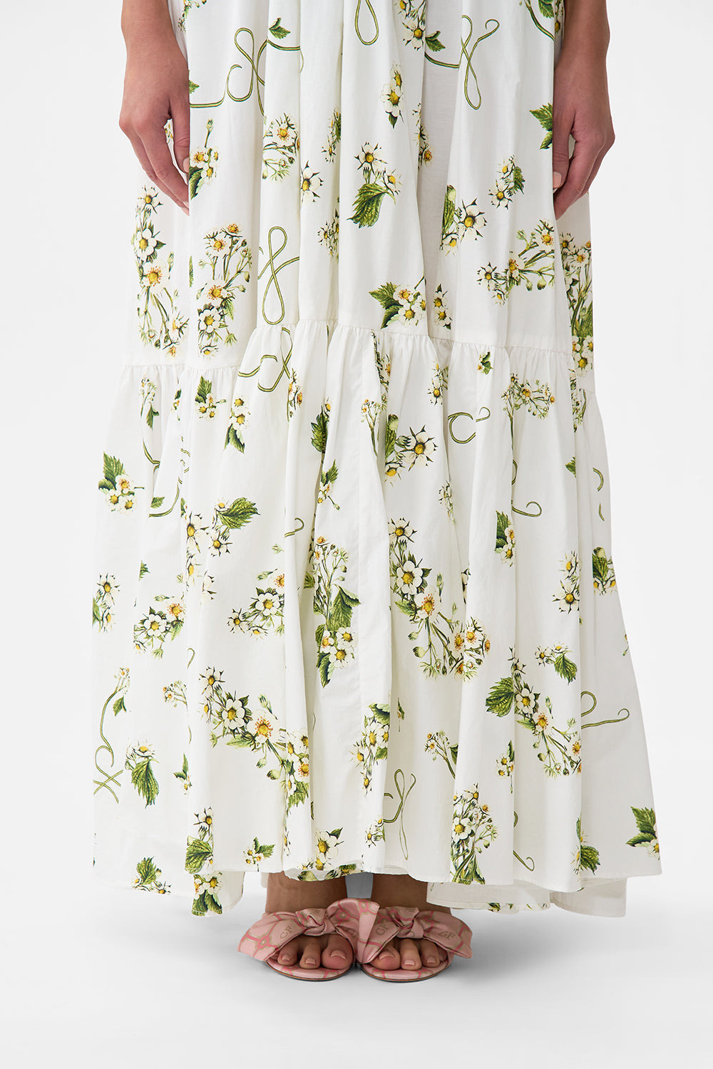 RUFFLE HEM HALTER DRESS - 6
