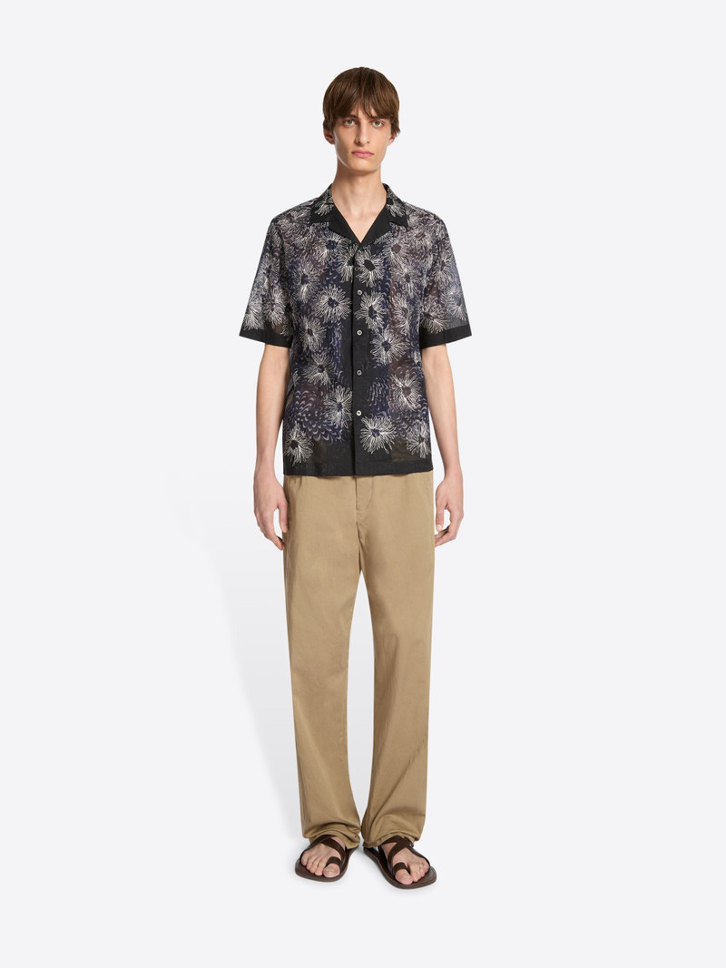 【Dries Van Noten】Slim-Fit Appliqued Printed Cotton-Jersey Dries Van Noten Slim-Fit Appliquéd Printed Cotton-Jersey T