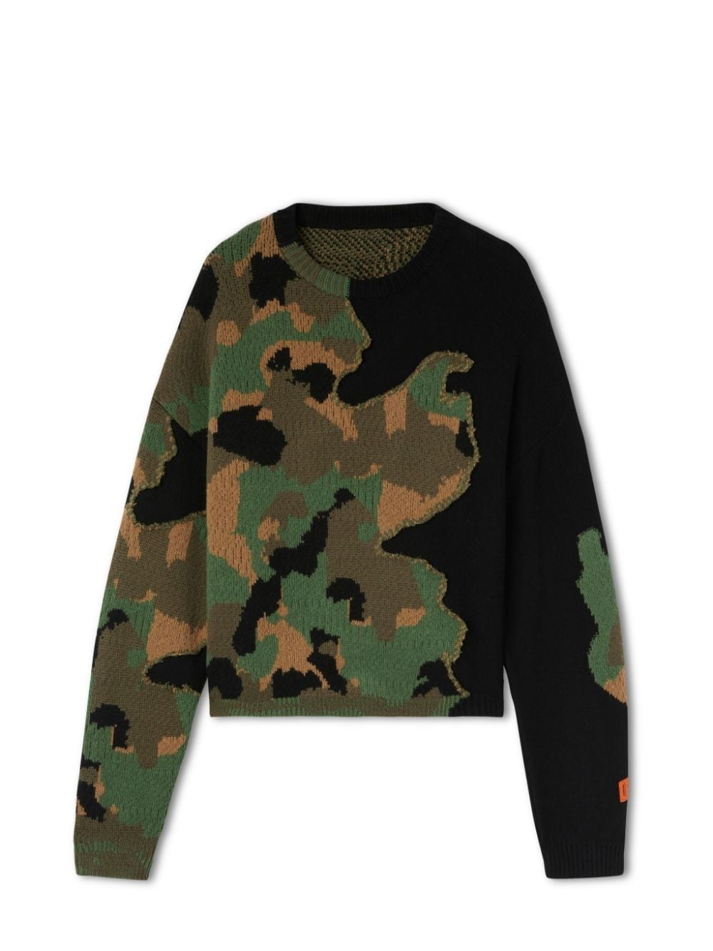 camouflage crewneck jumper - 1