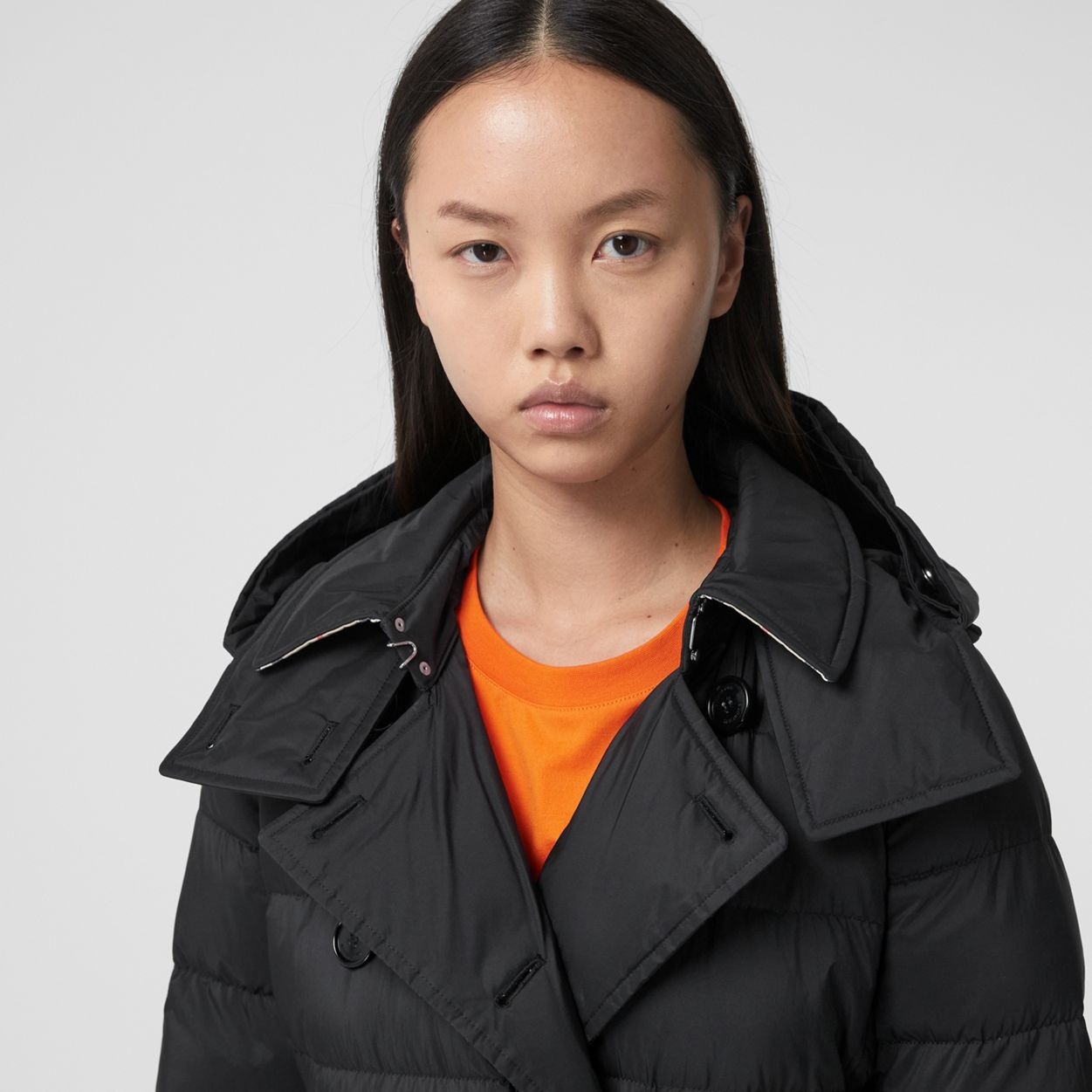 Detachable Hood Down-filled Coat - 3