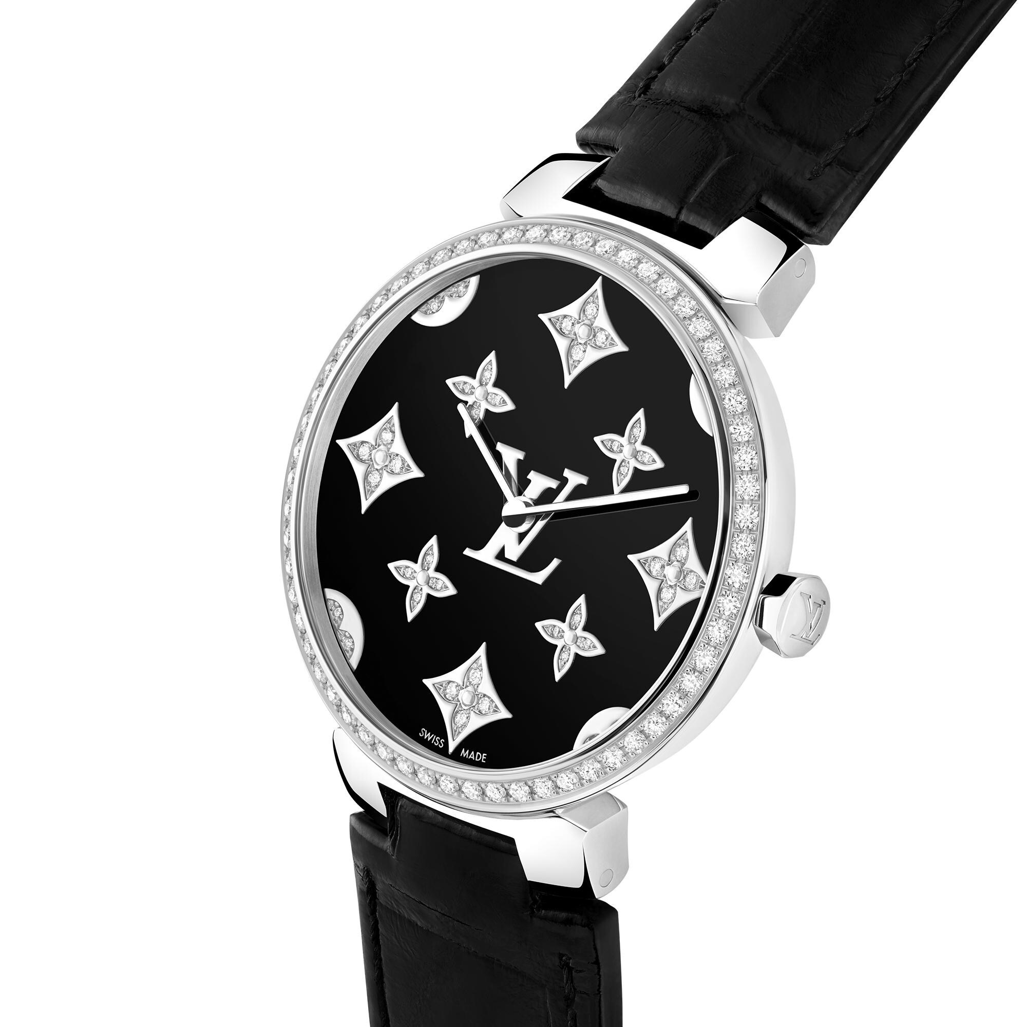 Tambour Slim Monogram Dentelle Black 33MM - 2