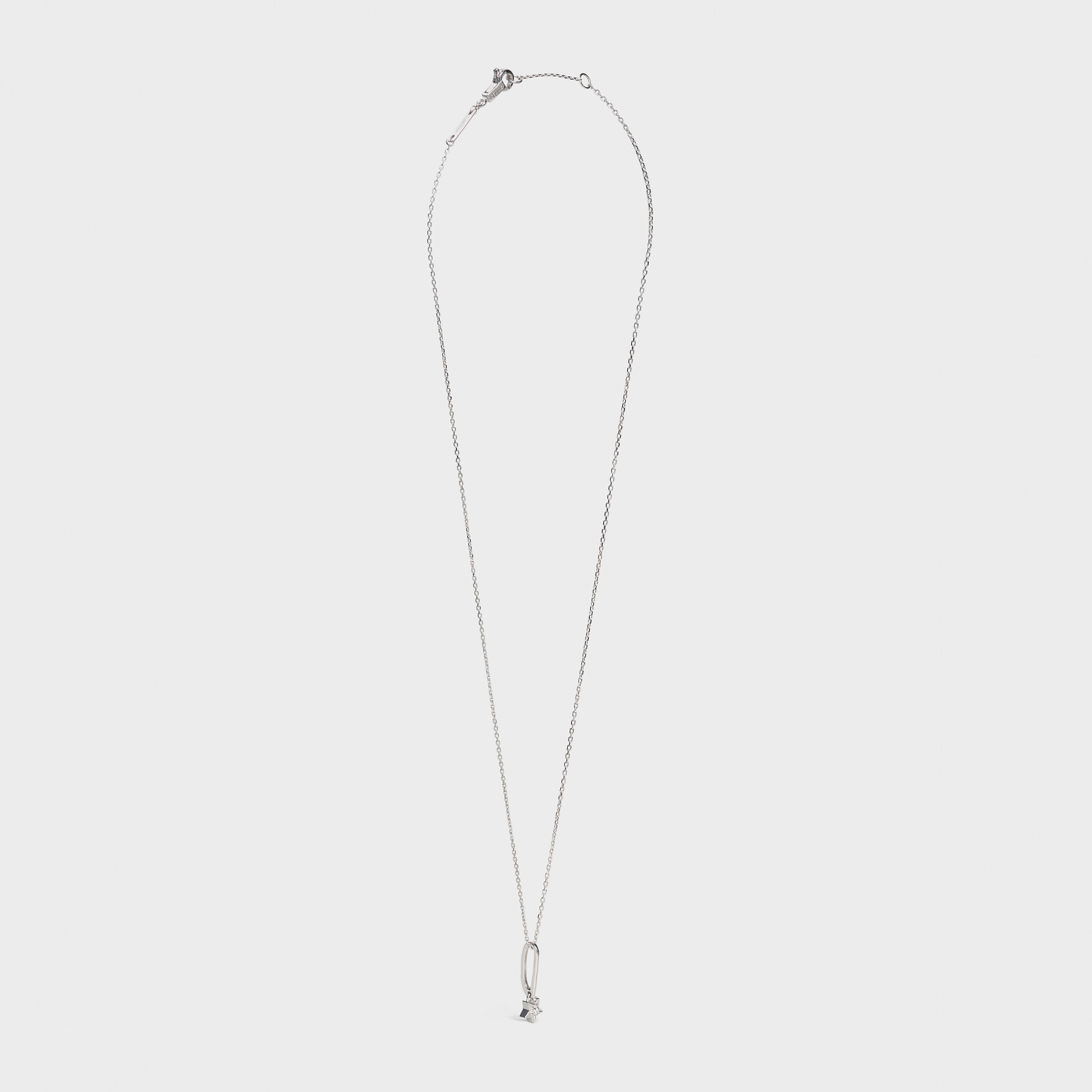 Etoile Celine Necklace in White Gold and White Diamond - 3