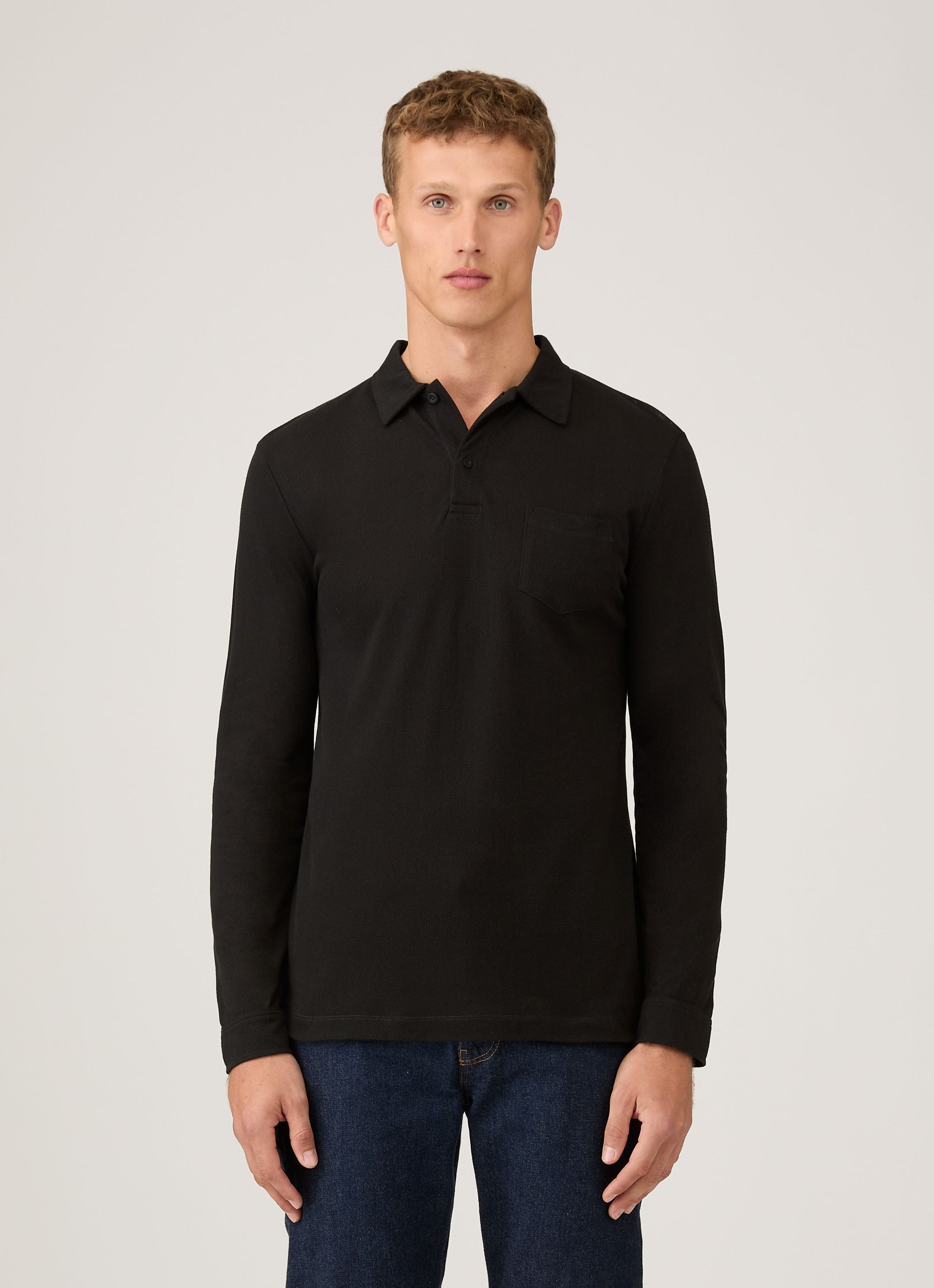 Riviera Long Sleeve Polo Shirt - 2